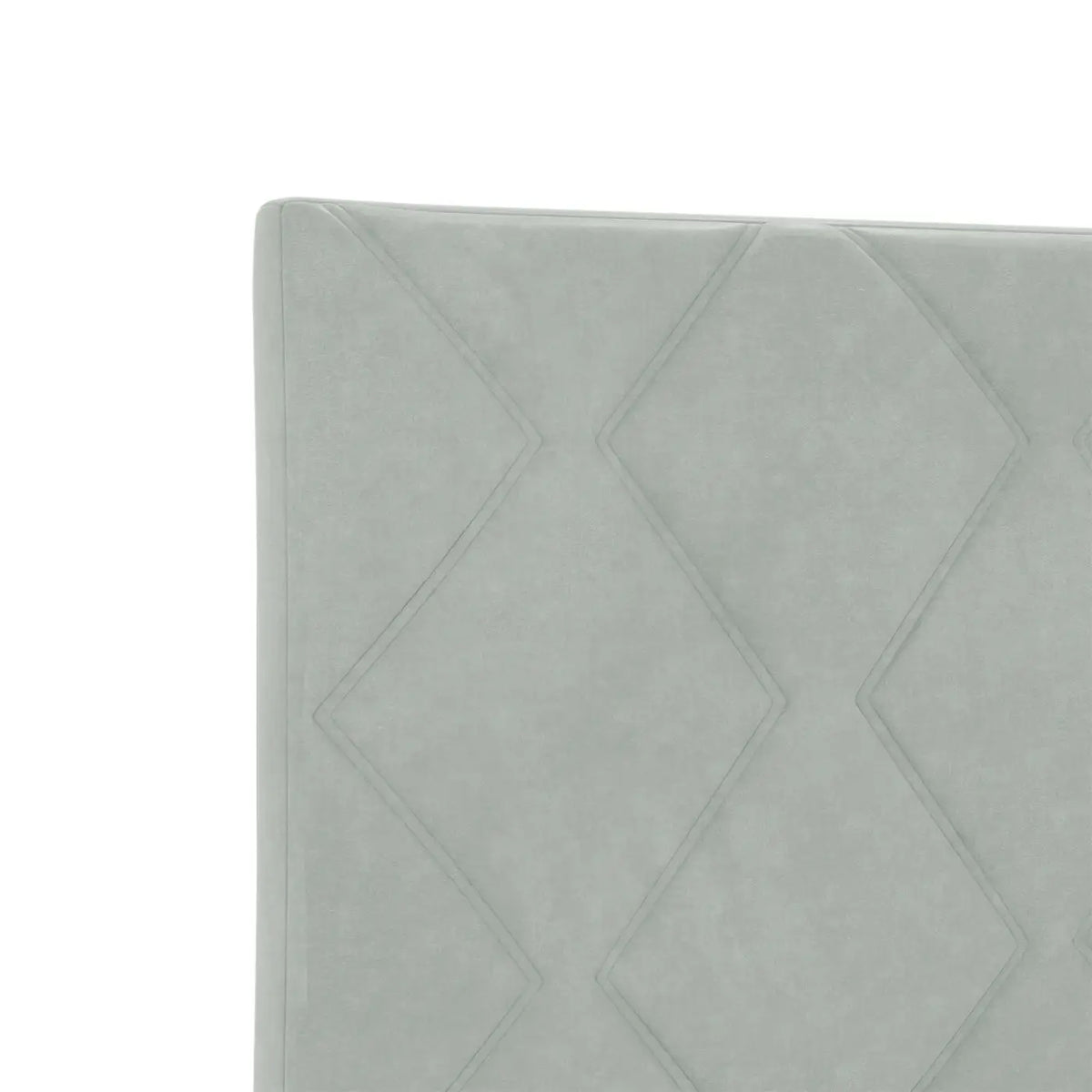 Lit ottoman avec matelas Gris clair 120 x 200 cm Velours - XIOS