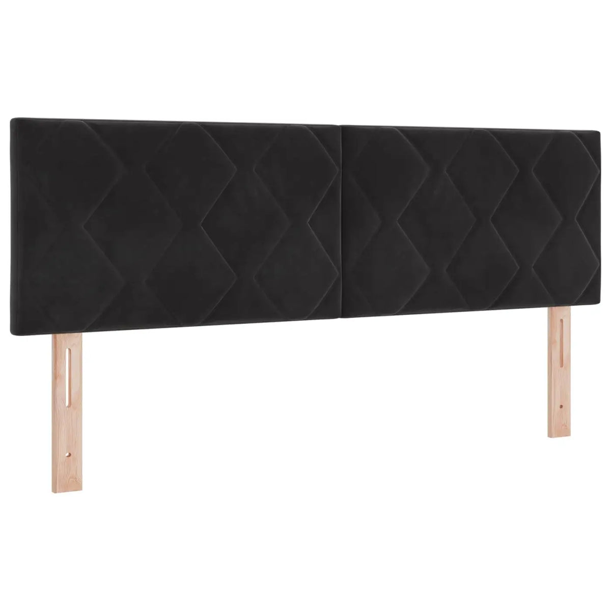 Lit ottoman avec matelas Noir 140 x 190 cm Velours - XIOS
