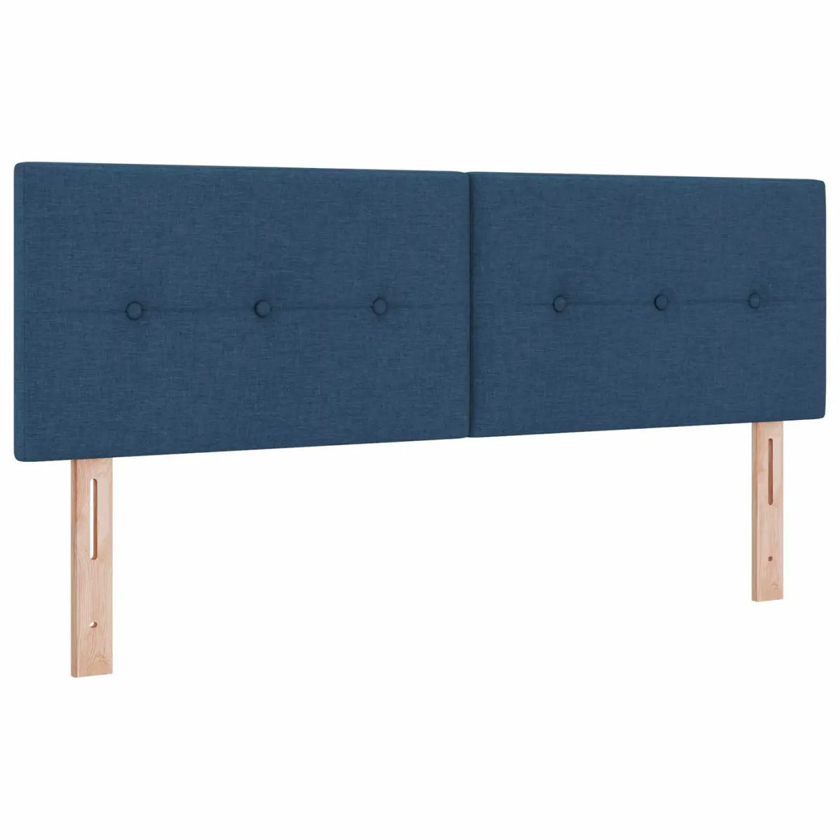 Lit coffre avec matelas et LED Bleu 140 x 190 cm Tissu - XIOS