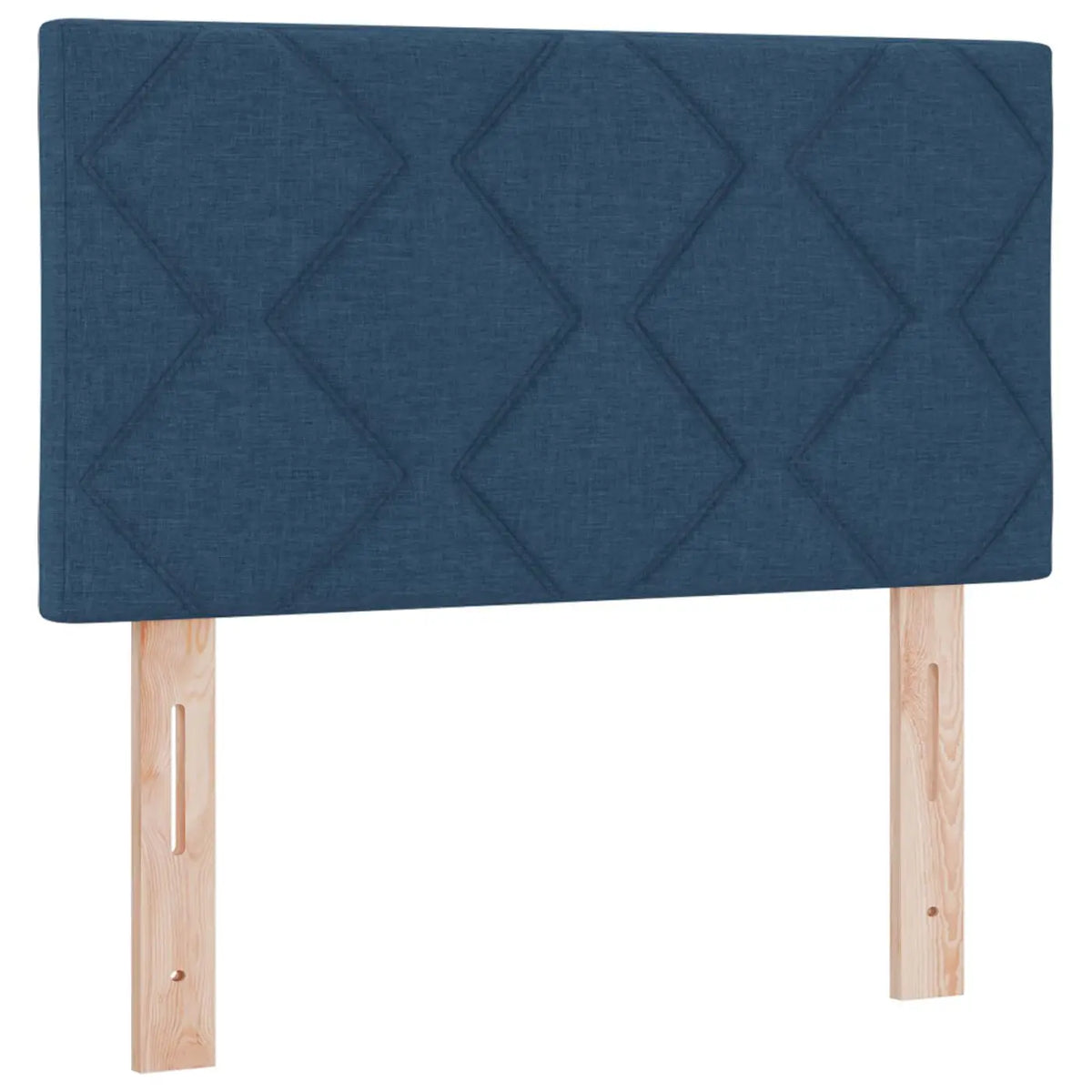 Lit coffre avec matelas et LED Bleu 80 x 200 cm Tissu - XIOS