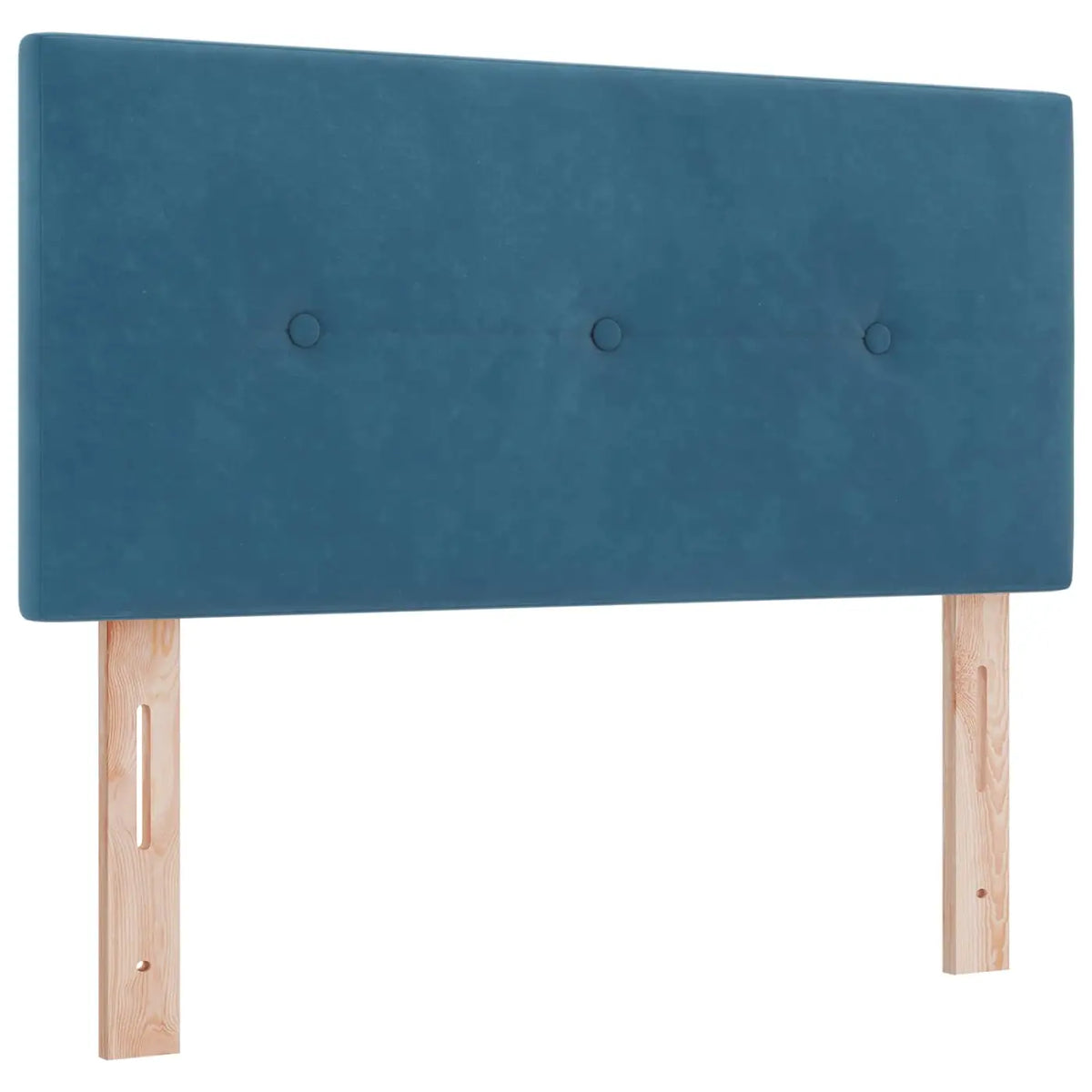 Lit coffre avec matelas et LED Bleu foncé 120 x 190 cm Velours - XIOS