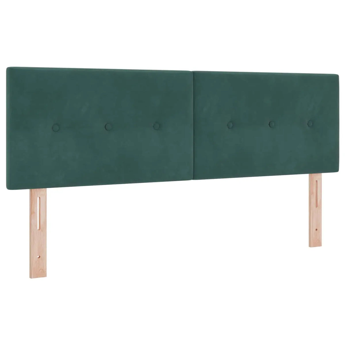 Lit coffre avec matelas et LED Vert foncé 140 x 190 cm Velours - XIOS