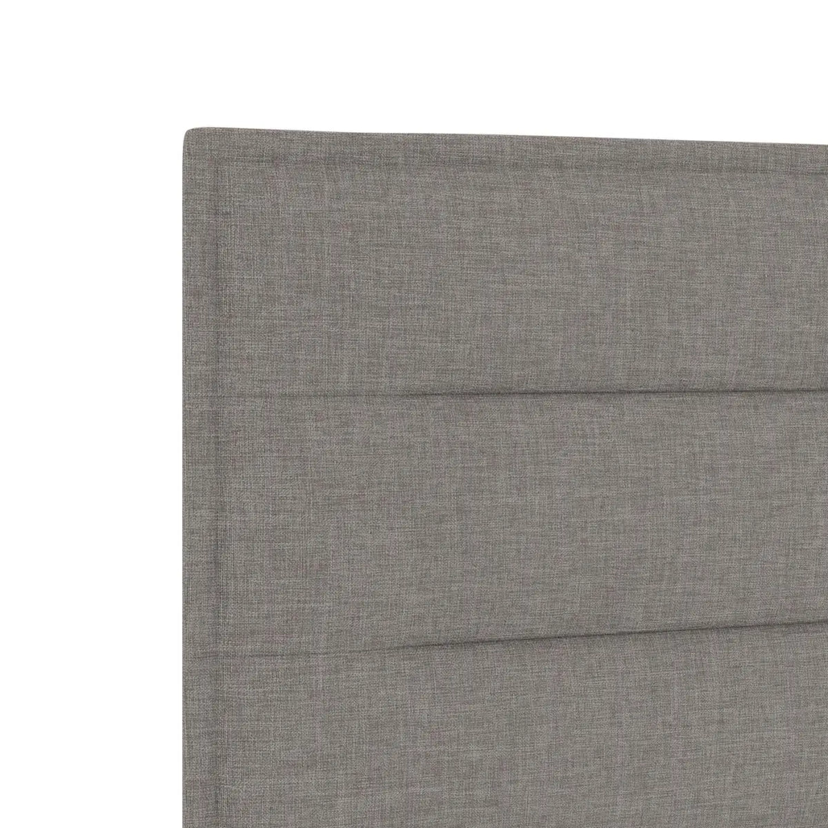 Lit ottoman avec matelas Taupe 100 x 200 cm Tissu - XIOS