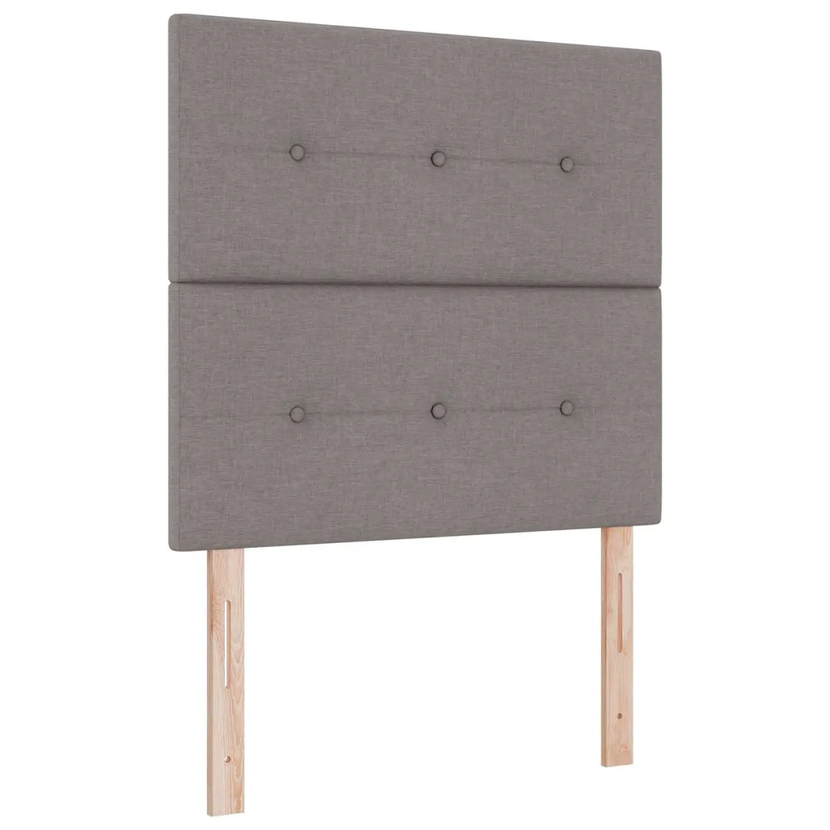 Lit ottoman avec matelas Taupe 120 x 190 cm Tissu - XIOS