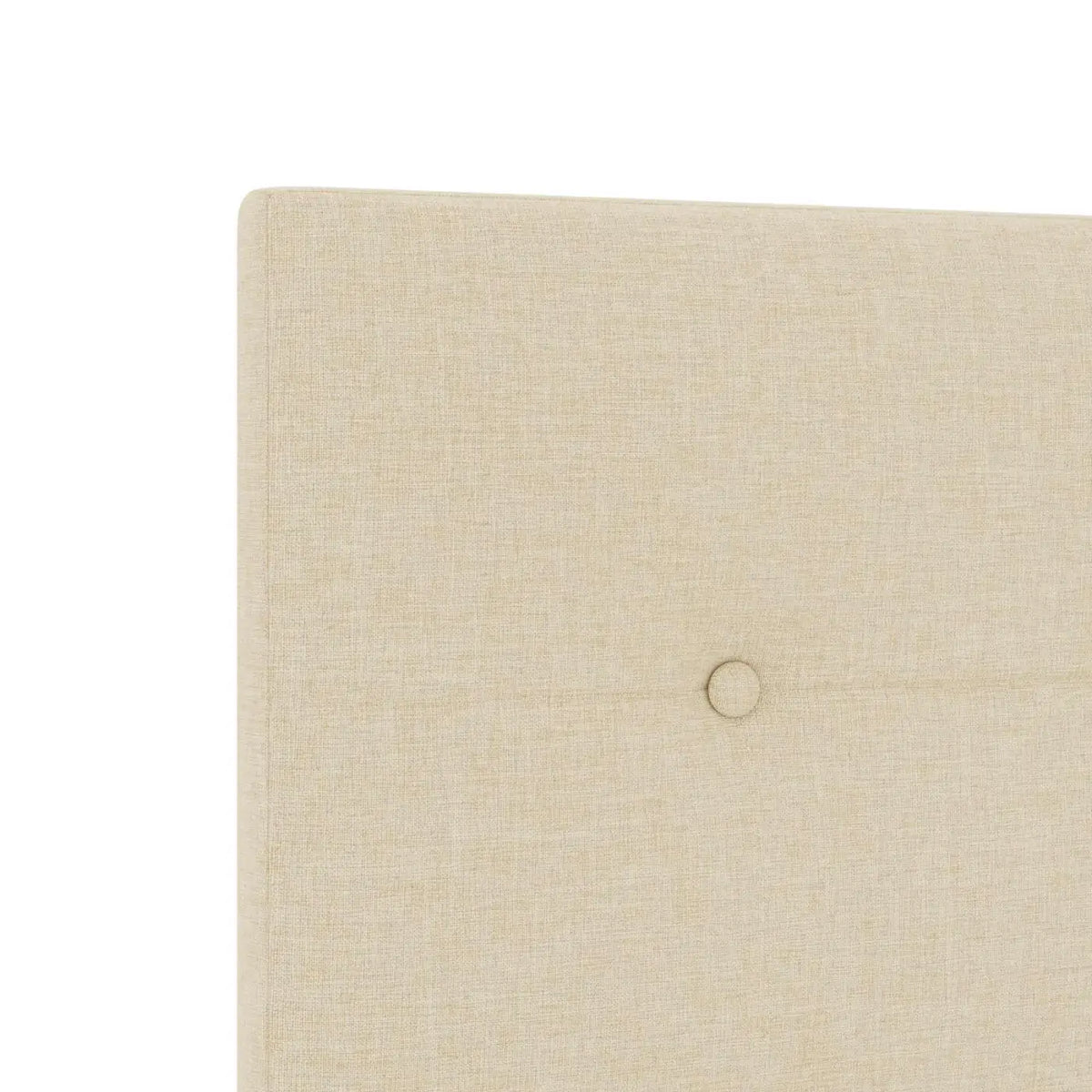Lit ottoman avec matelas Crème 120 x 200 cm Tissu - XIOS