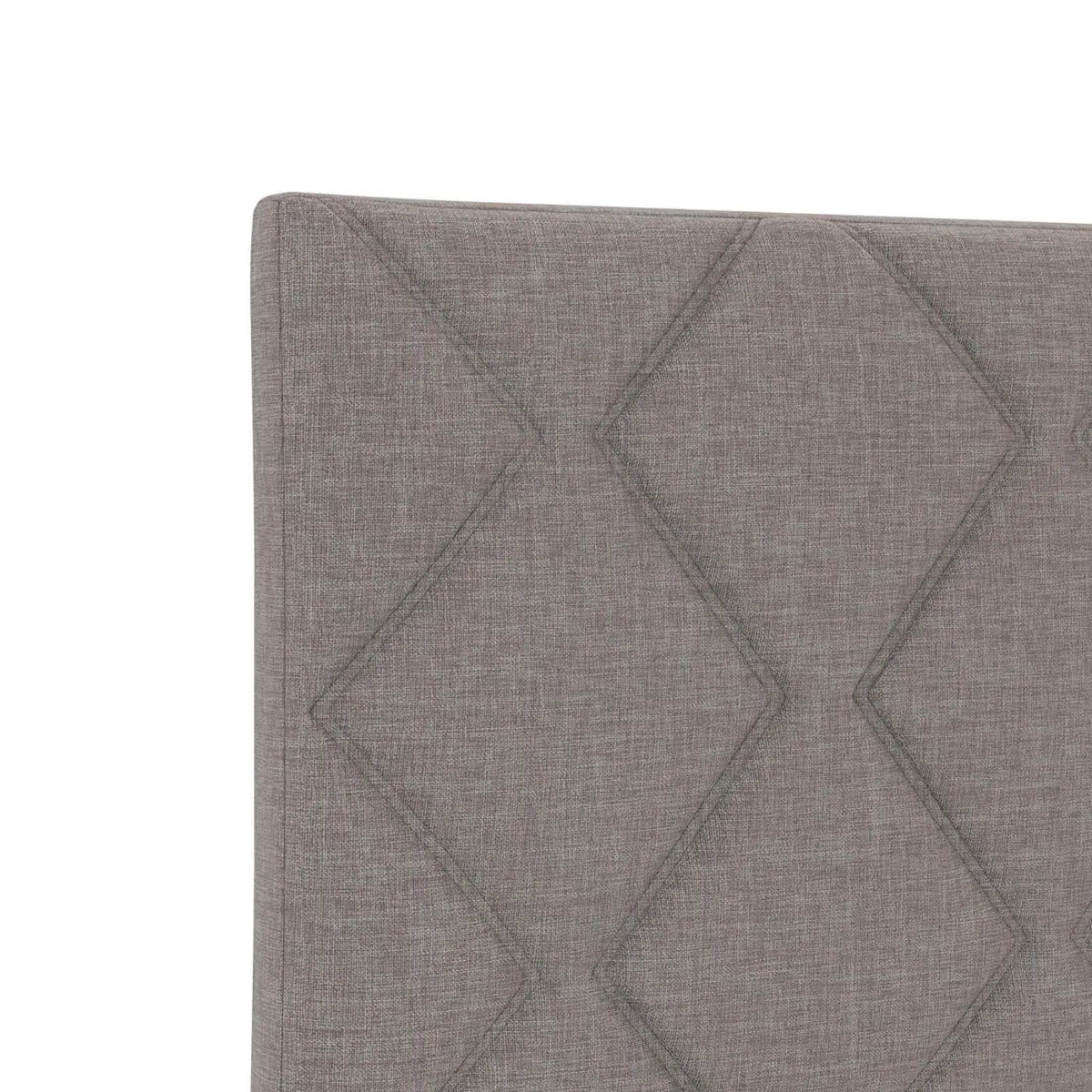 Lit ottoman avec matelas Taupe 120 x 190 cm Tissu - XIOS