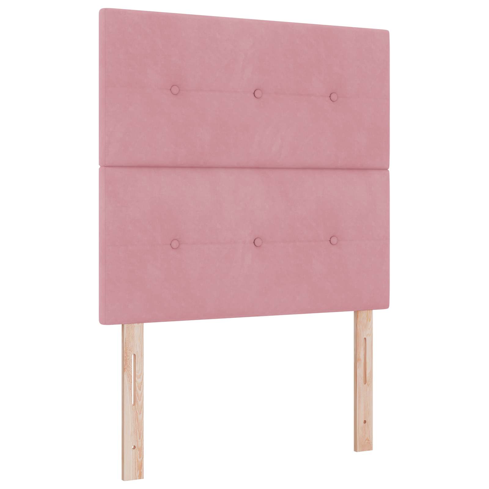 Lit coffre avec matelas et LED Rose 90 x 190 cm Velours