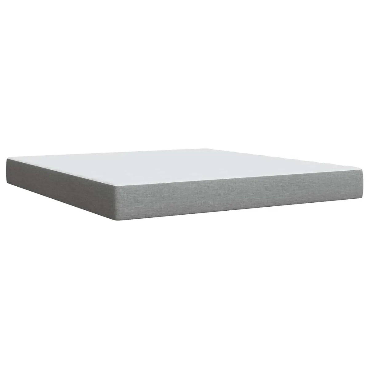 Lit avec rangement et matelas Gris clair 160 x 200 cm Velours - XIOS