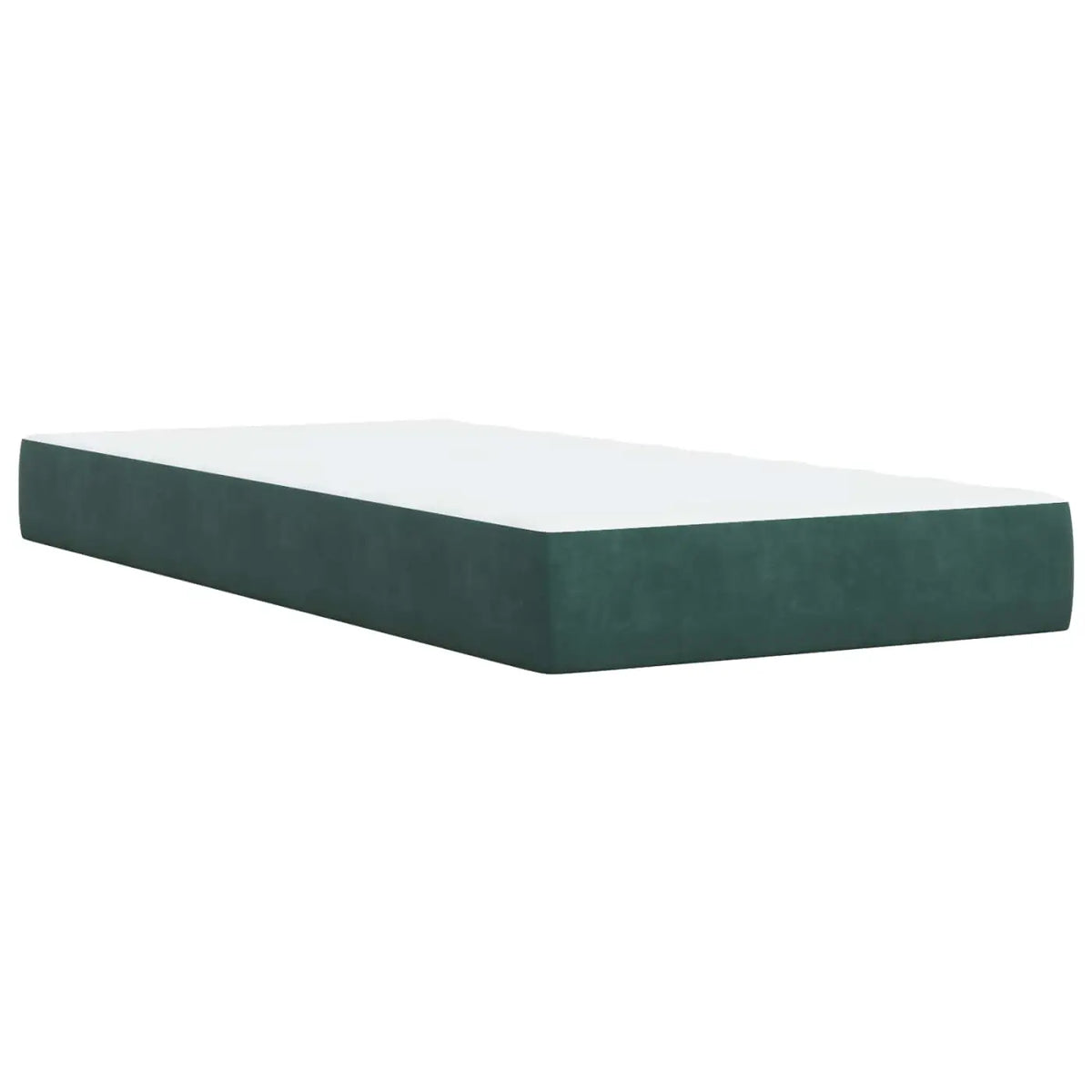Lit de rangement LED avec matelas Vert foncé 100 x 200 cm - XIOS