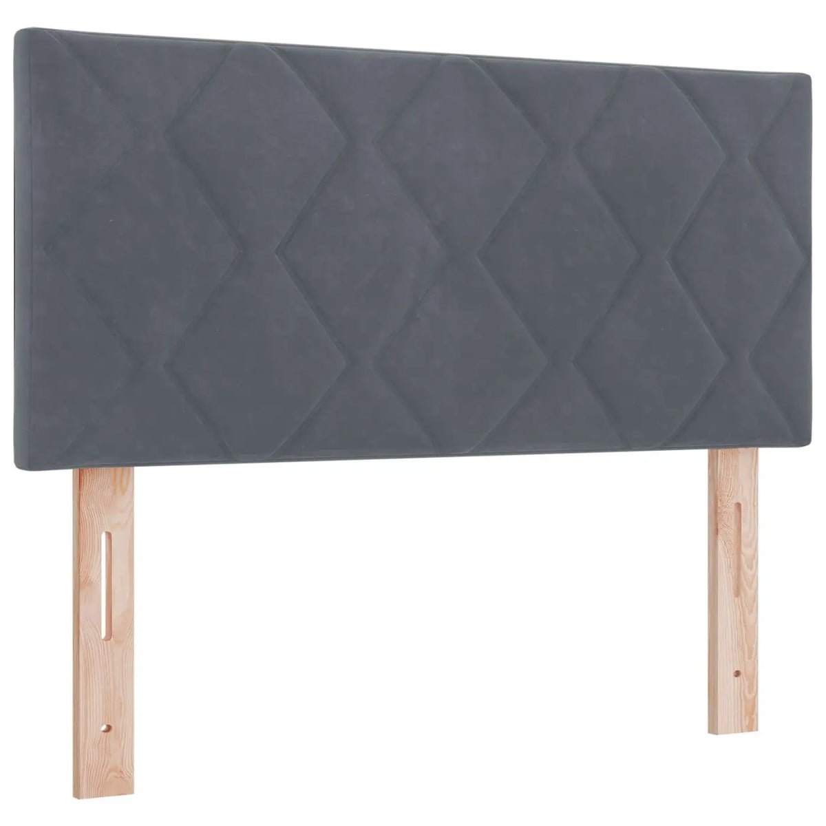Lit de rangement LED avec matelas Gris foncé 90 x 200 cm - XIOS
