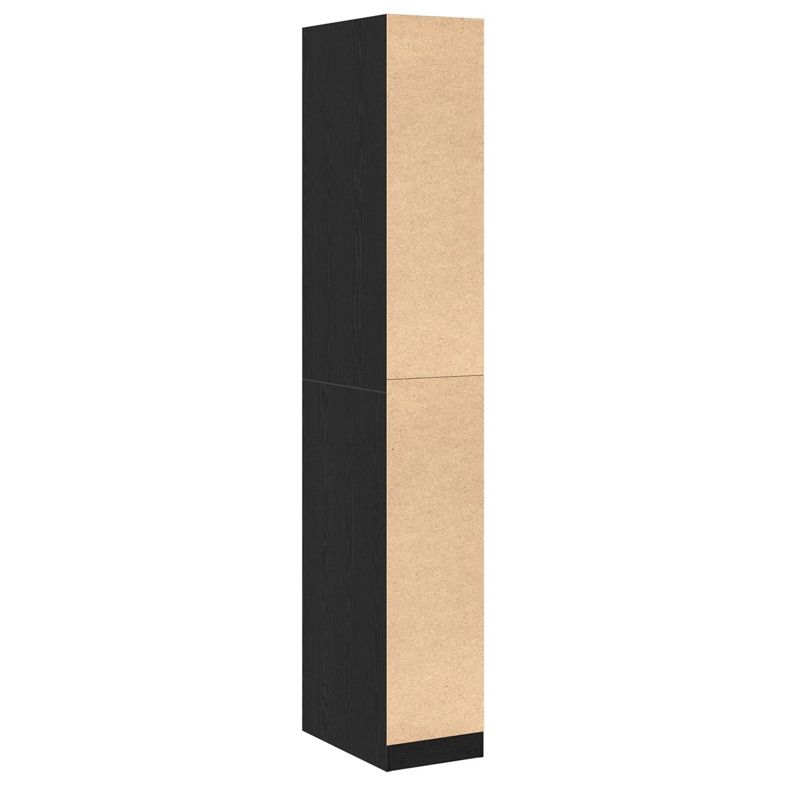 Armoire Chêne Noir - 30x50x200 cm, en bois d'ingénierie Armoires vidaXL