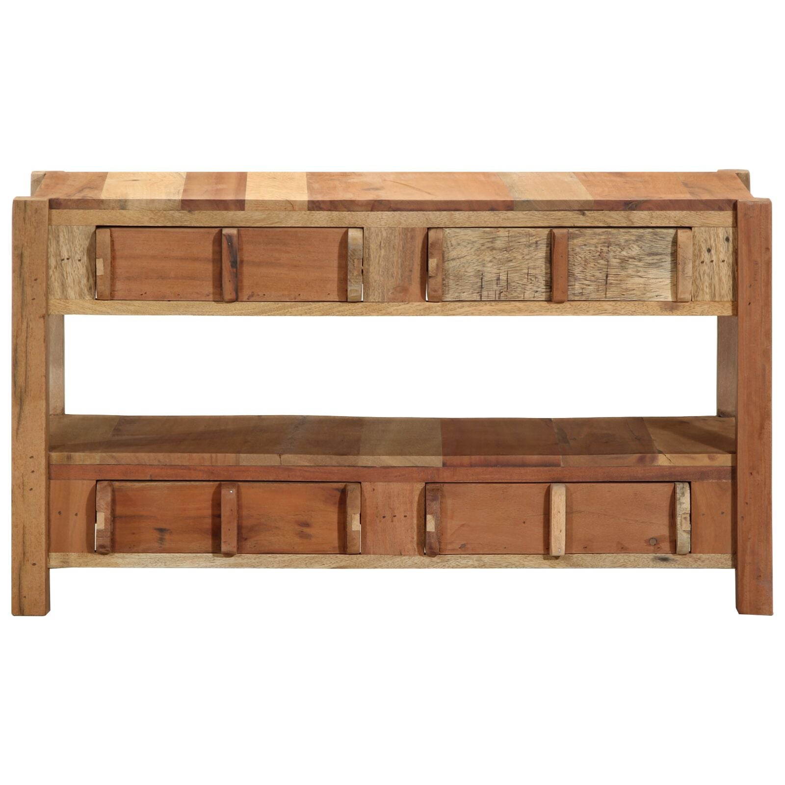 Meuble TV vidaXL 83x33x46 cm en bois massif récupéré Fixations & meubles de rangement multimédia vidaXL