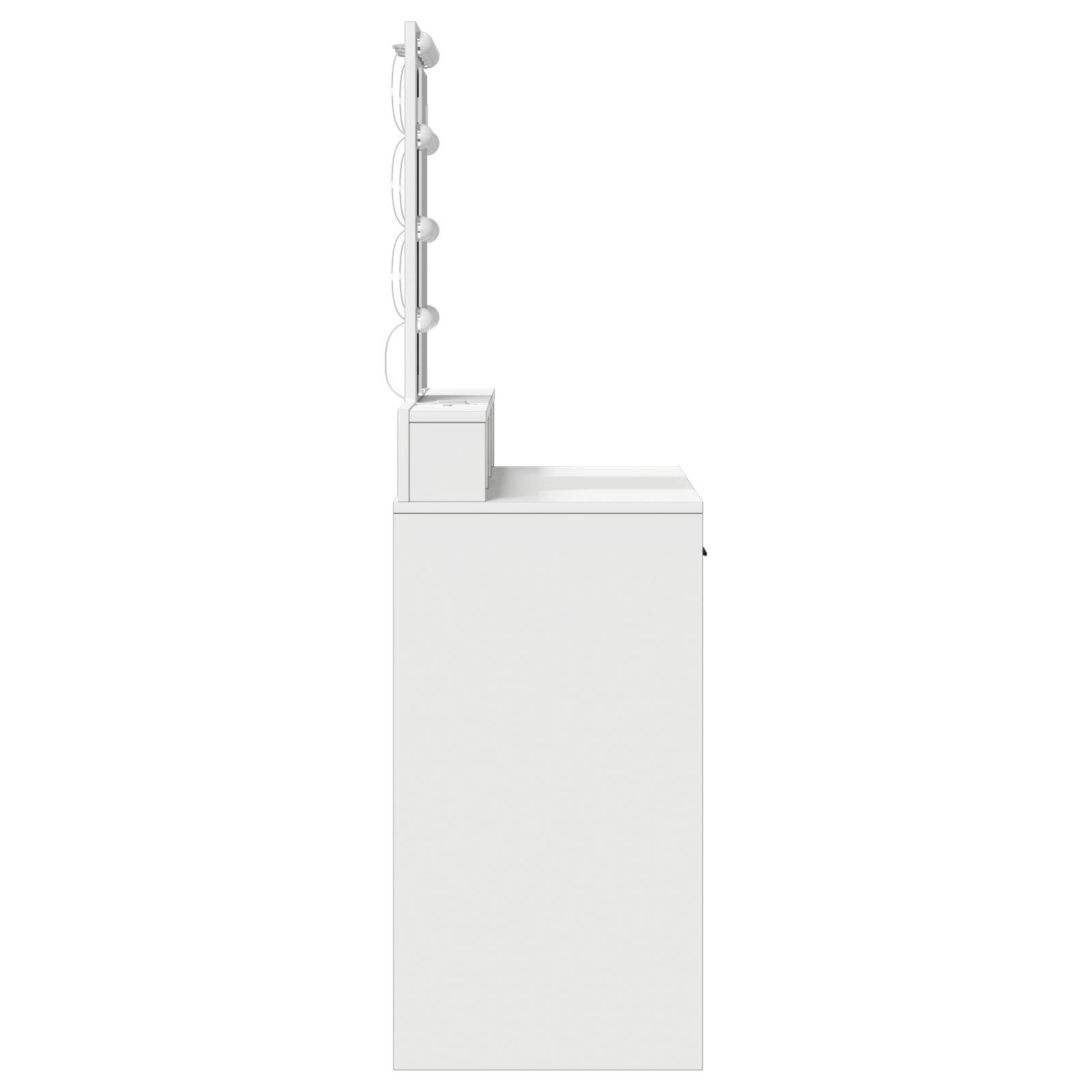 Table de maquillage vidaXL Blanche MDF 100 x 41 x 140 cm Rectangulaire Coiffeuses vidaXL