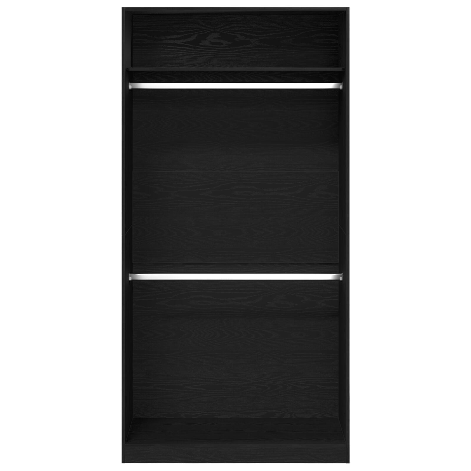 Armoire en Chêne Noir vidaXL - 100x50x200 cm Armoires vidaXL