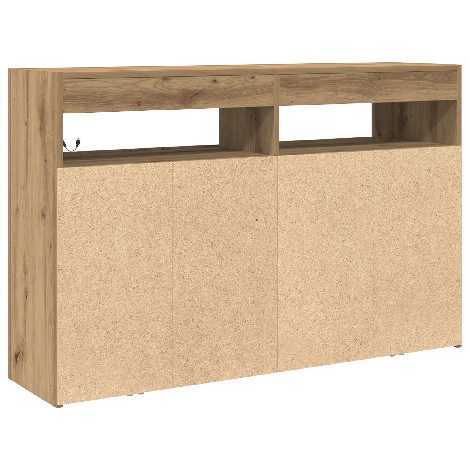 Buffet Chêne artisanal Bois d'ingénierie 116 x 30 x 75 cm Buffet Buffets & bahuts vidaXL