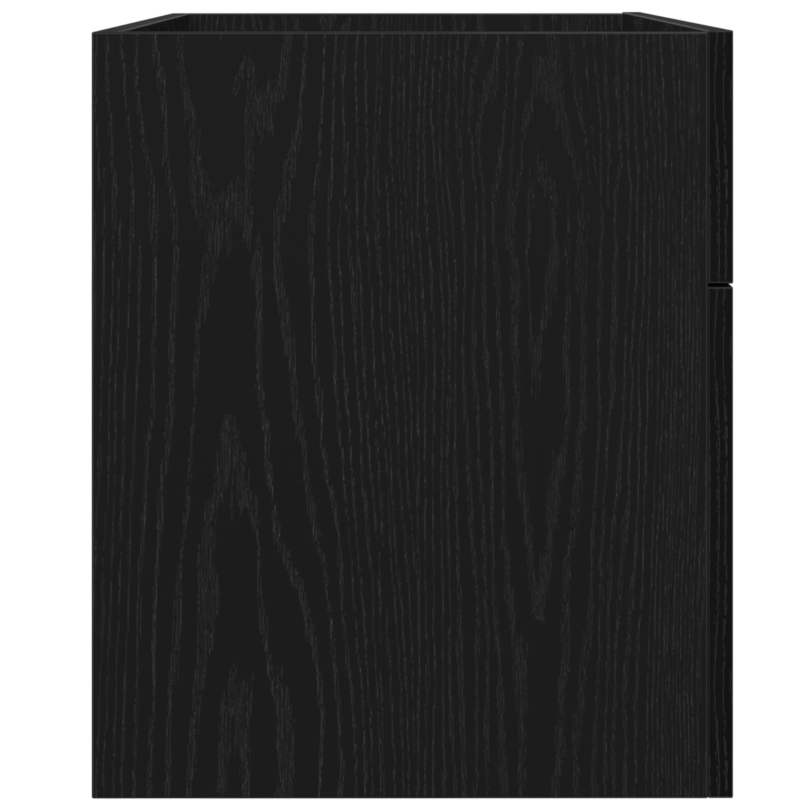 Meuble de salle de bain vidaXL Noir Chêne 90x38,5x46 cm Bois d'ingénierie Ensembles de mobilier pour salles de bains vidaXL