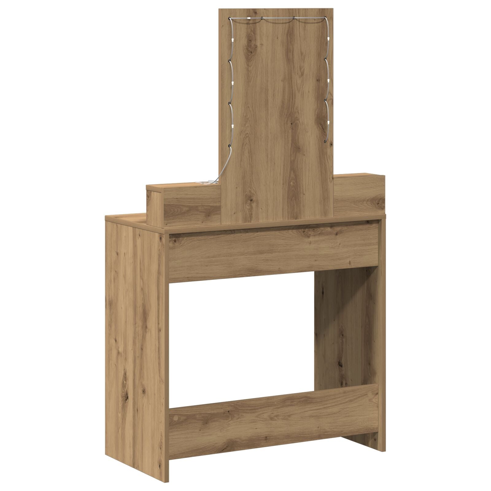 Coiffeuse vidaXL avec des lumières LED Chêne Artisan 79x41x140 cm Coiffeuses vidaXL