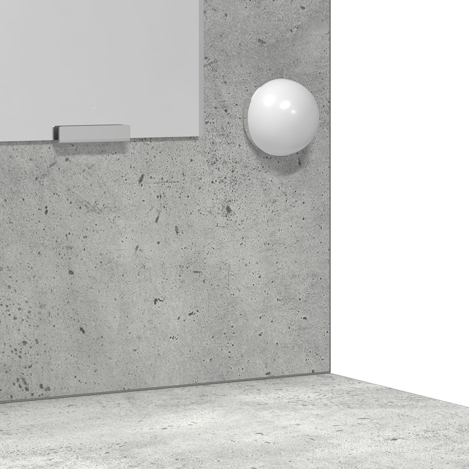 Ensemble de coiffeuse de 3 pièces vidaXL en bois d'ingénierie gris béton Coiffeuses vidaXL