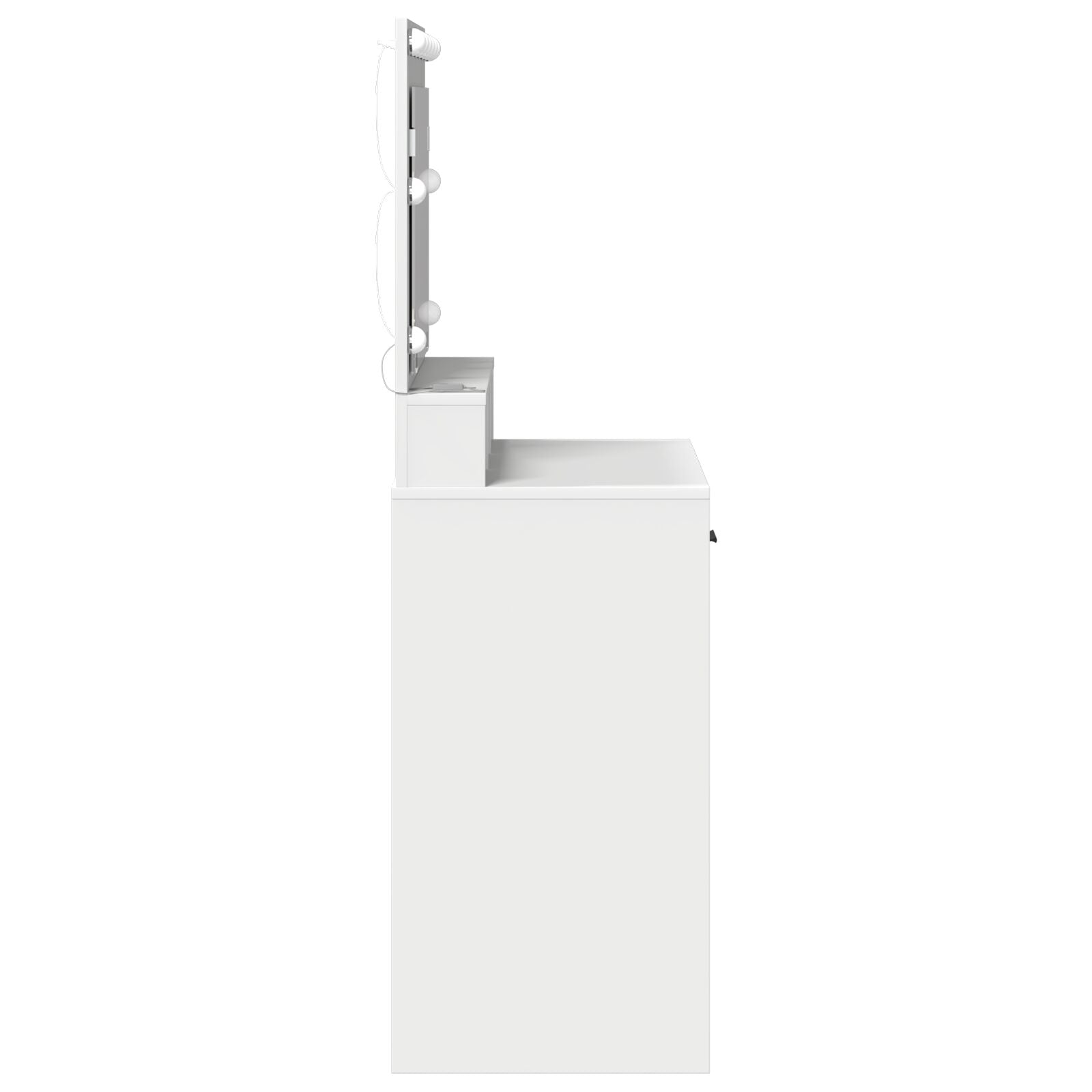 Coiffeuse vidaXL avec lumières LED, blanche, 79x41x135 cm Coiffeuses vidaXL