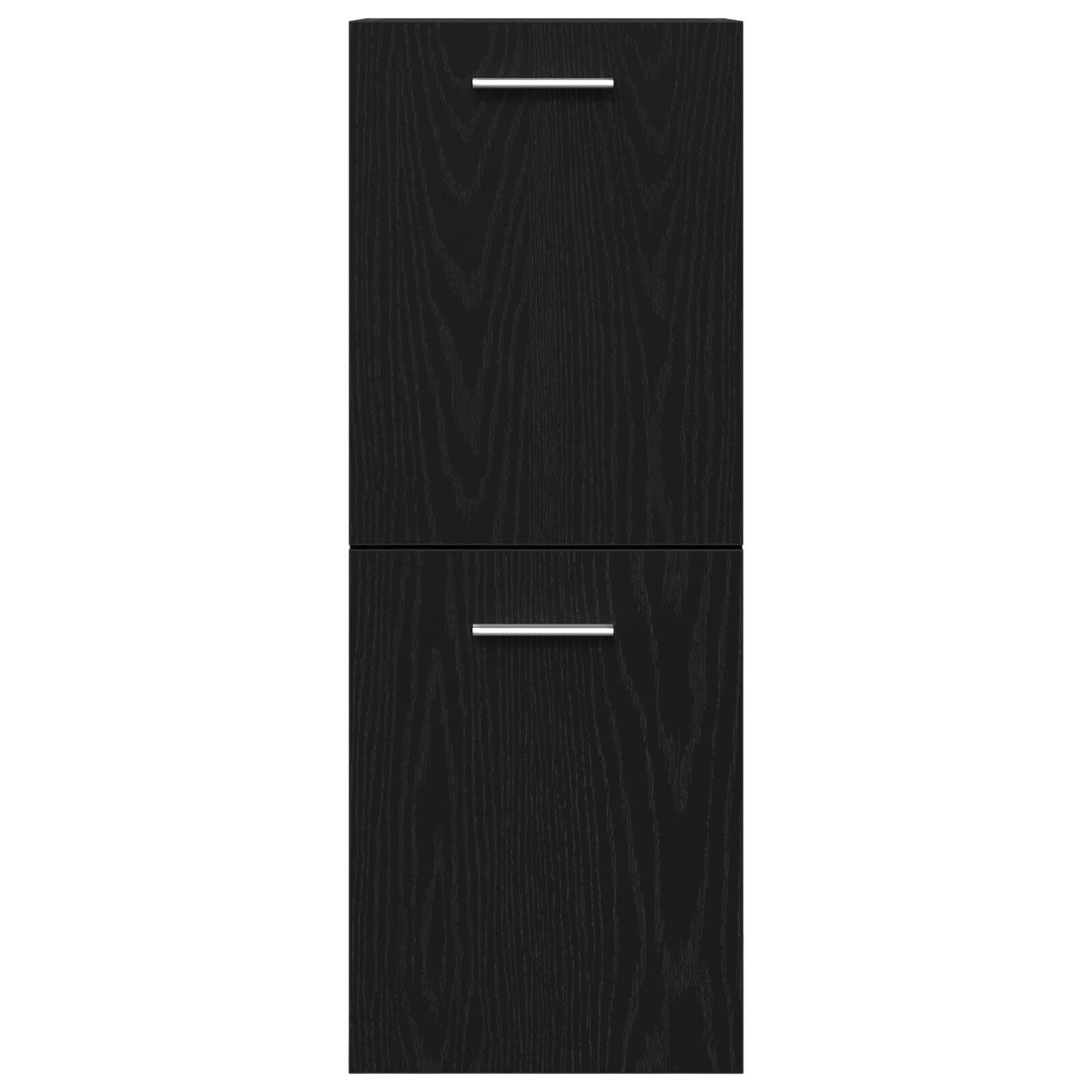 Armoire de Salle de Bain Murale vidaXL en Chêne Noir 30x30x80 cm en Bois Ensembles de mobilier pour salles de bains vidaXL