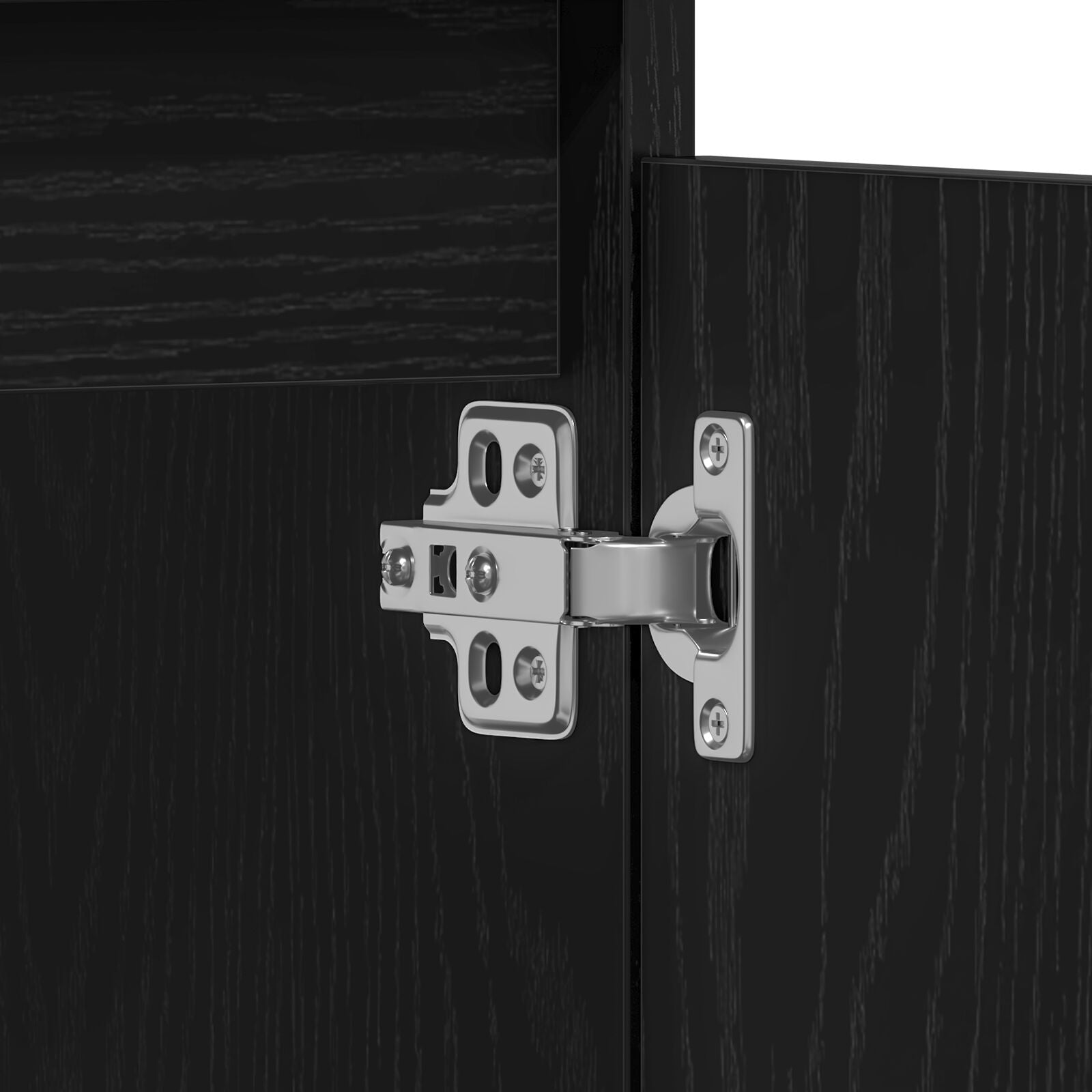 Meuble sous évier de salle de bain vidaXL Chêne Noir 80x33x60 cm Bois d'ingénierie Ensembles de mobilier pour salles de bains vidaXL