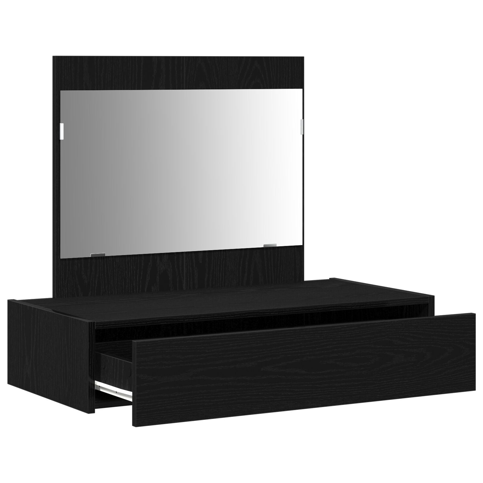 Table de maquillage murale vidaXL Chêne noir 83x40x70 cm Coiffeuses vidaXL