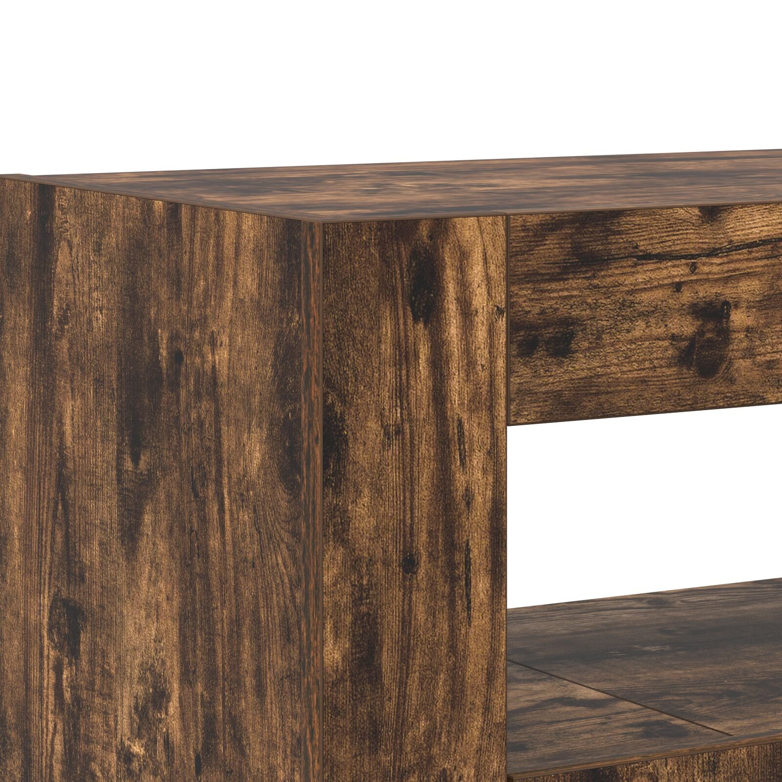 Buffet Chêne Fumé Bois d'Ingénierie 116 x 30 x 75 cm Buffets & bahuts vidaXL