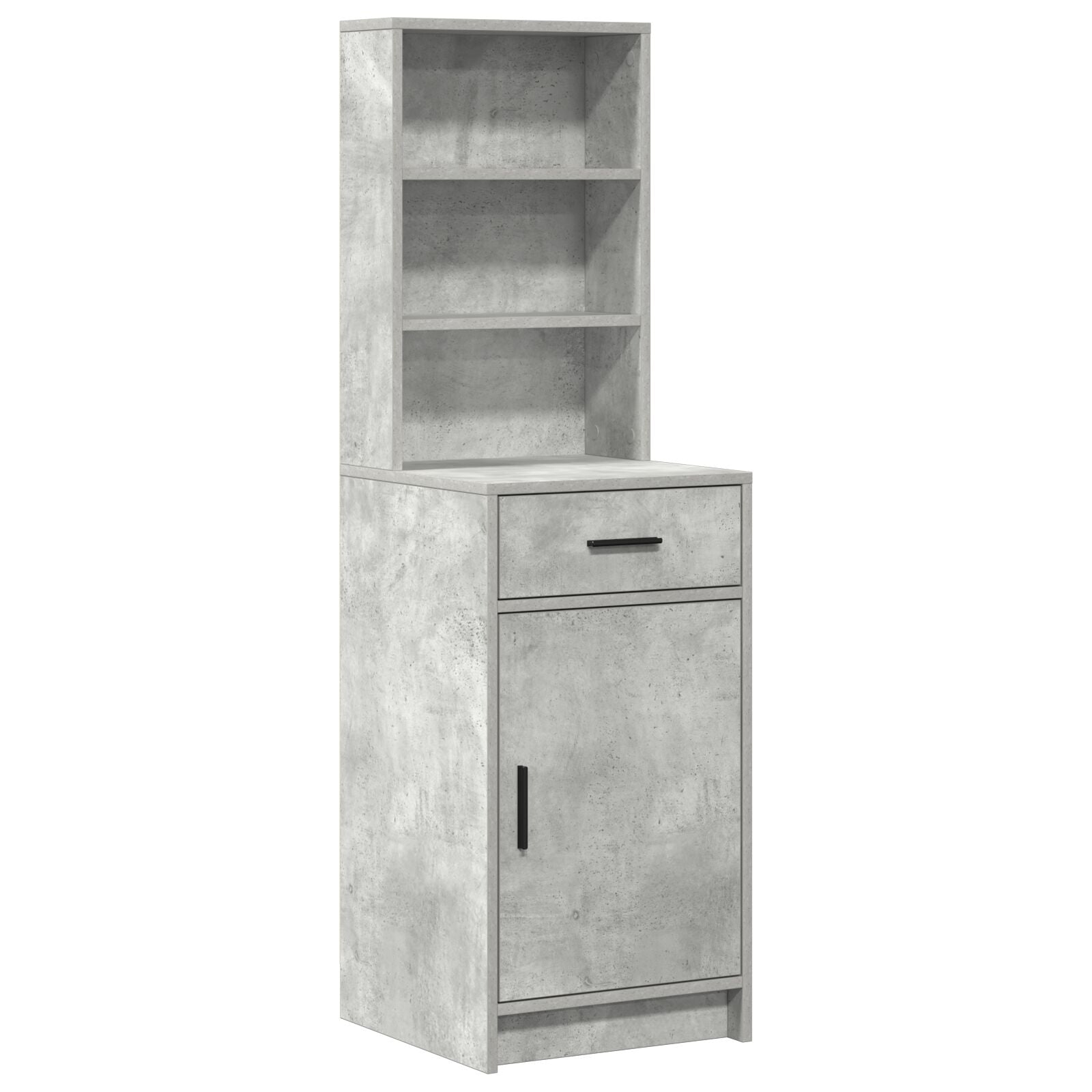 Ensemble de coiffeuse de 3 pièces vidaXL en bois d'ingénierie gris béton Coiffeuses vidaXL