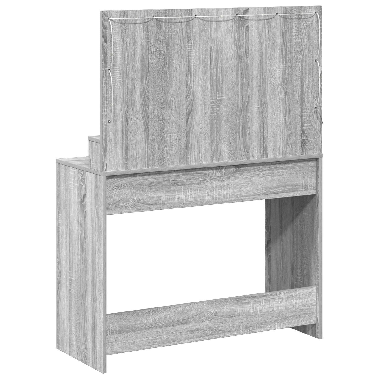 Coiffeuse vidaXL avec des lumières LED, gris Sonoma, 100x41x135 cm Coiffeuses vidaXL