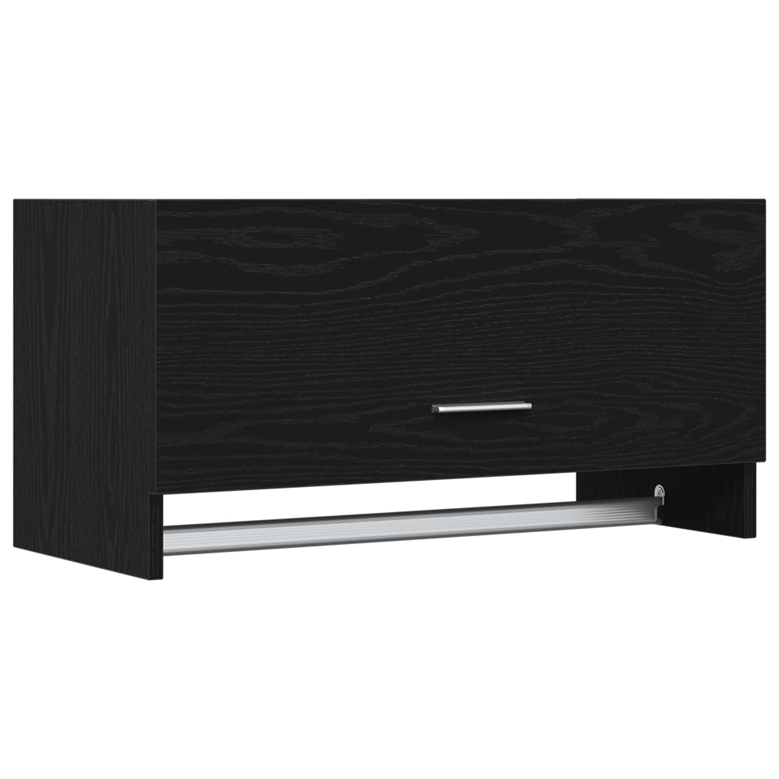 Armoire vidaXL Noir Chêne 70x32,5x35 cm en bois d'ingénierie Armoires vidaXL
