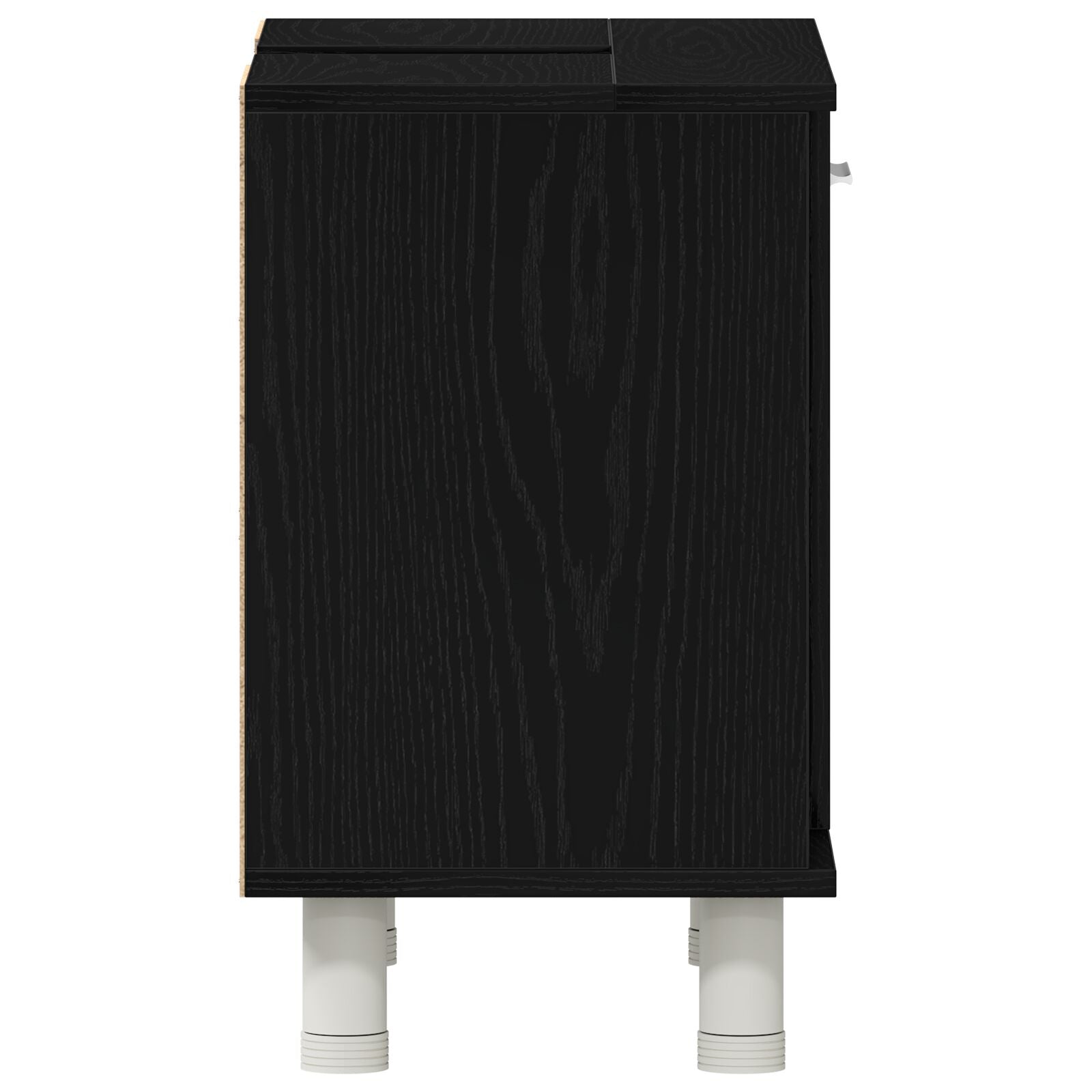 Meuble de salle de bain vidaXL Noir Chêne 60x32x54 cm Bois d'ingénierie Ensembles de mobilier pour salles de bains vidaXL