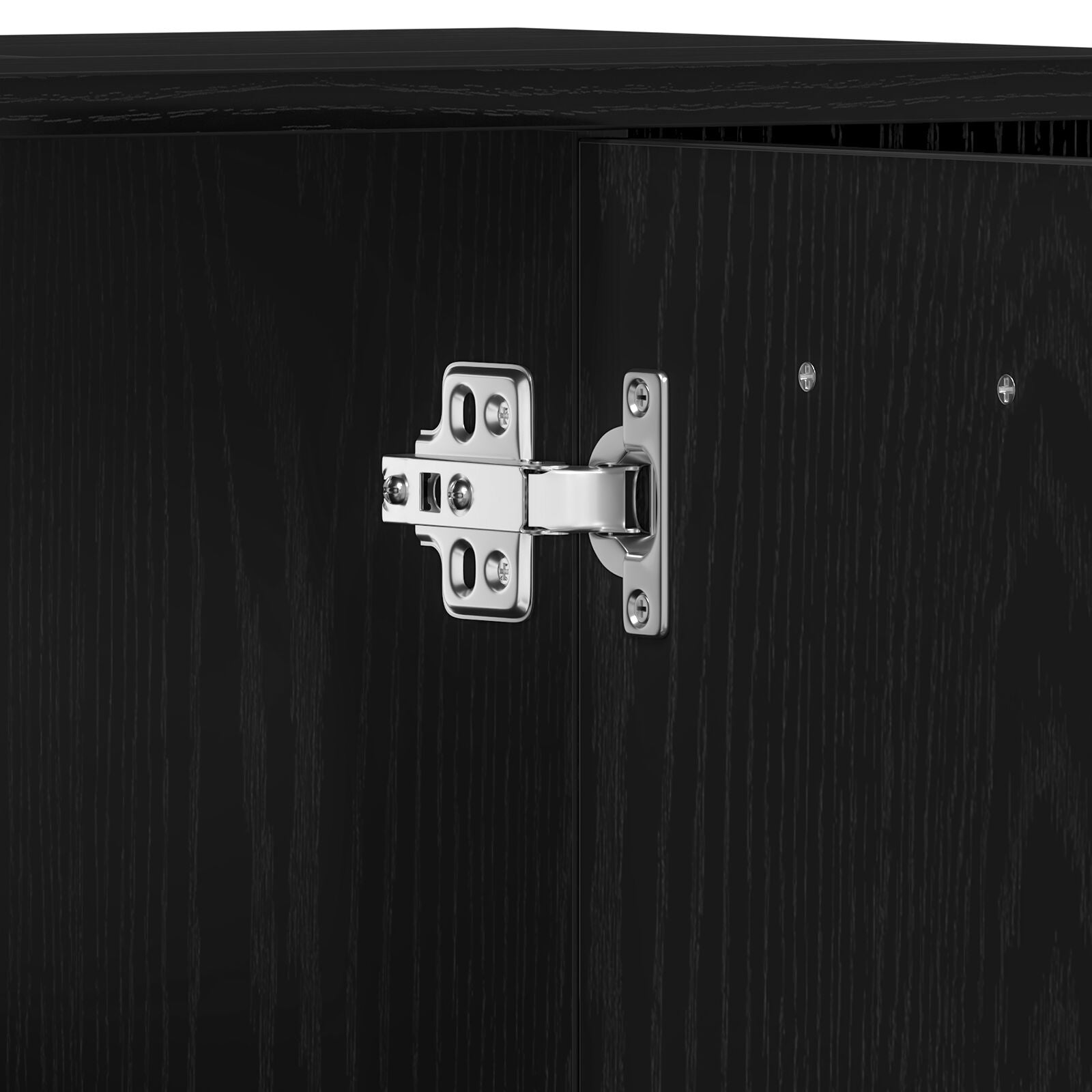 Meuble de salle de bain vidaXL Noir Chêne 60x32x54 cm Bois d'ingénierie Ensembles de mobilier pour salles de bains vidaXL
