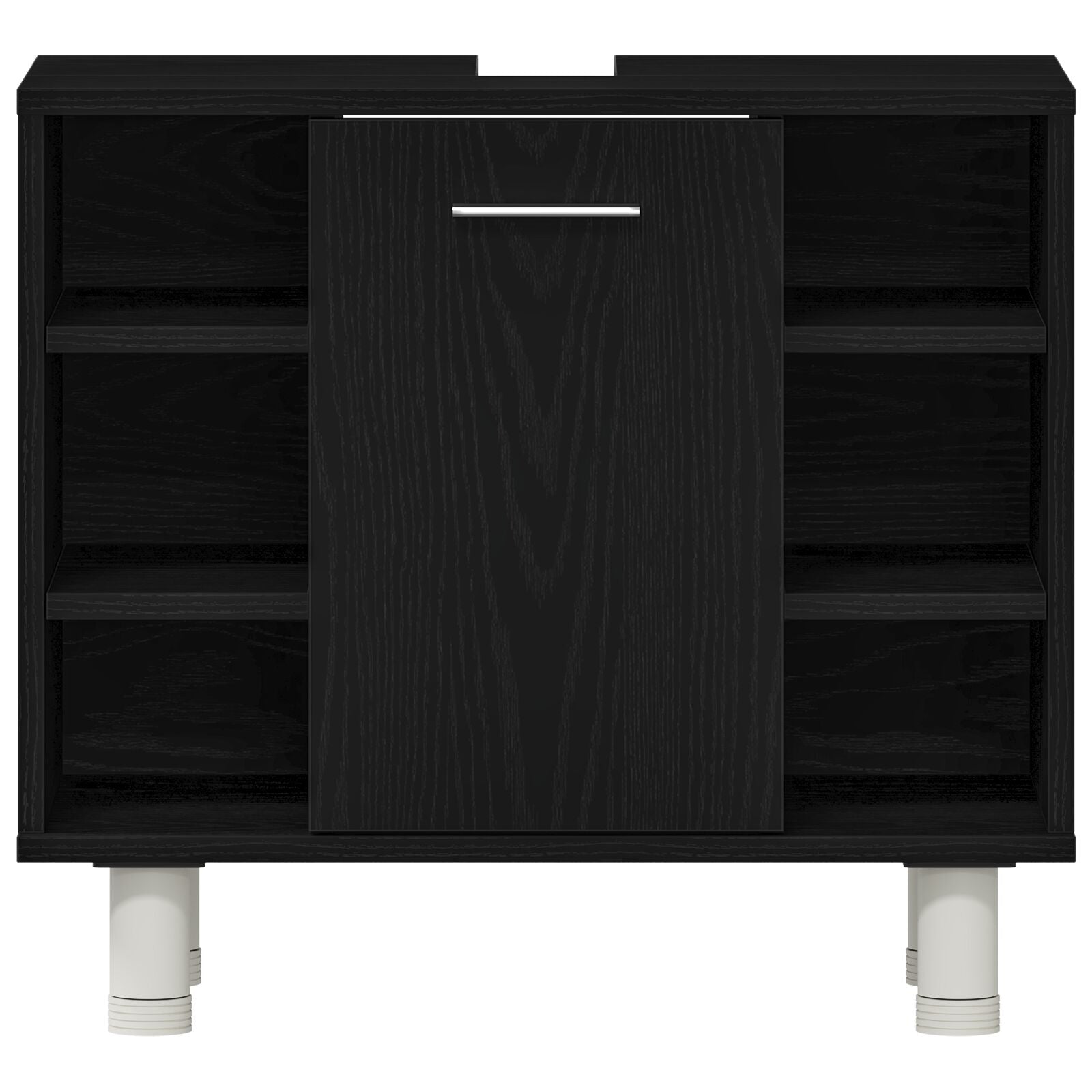 Meuble de salle de bain vidaXL Noir Chêne 60x32x54 cm Bois d'ingénierie Ensembles de mobilier pour salles de bains vidaXL