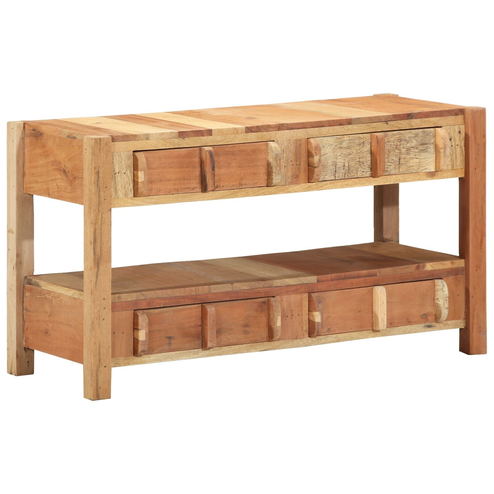 Meuble TV vidaXL 83x33x46 cm en bois massif récupéré Fixations & meubles de rangement multimédia vidaXL