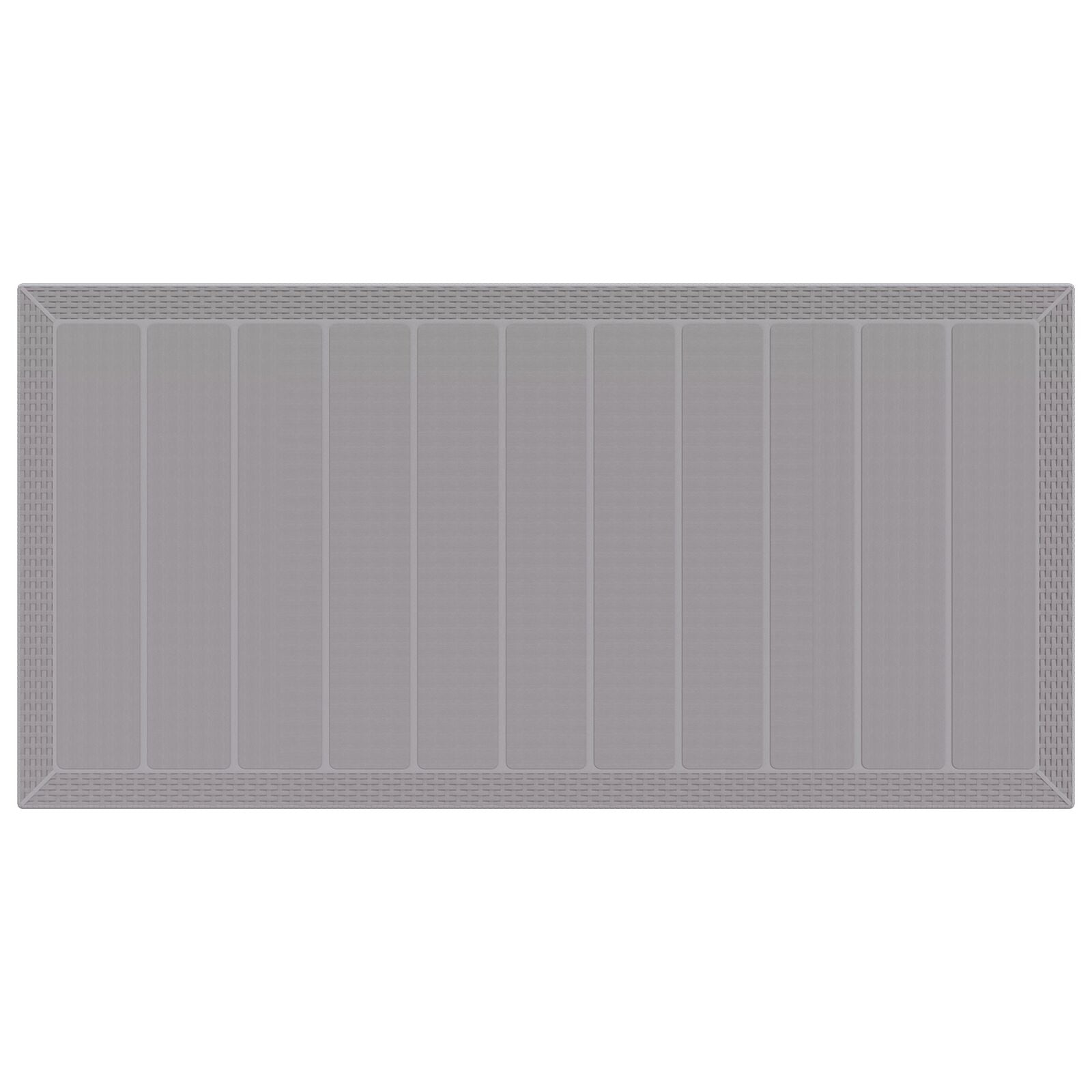 Table de jardin vidaXL Gris clair 200x100x73 cm Poly Rattan Tables de jardin vidaXL