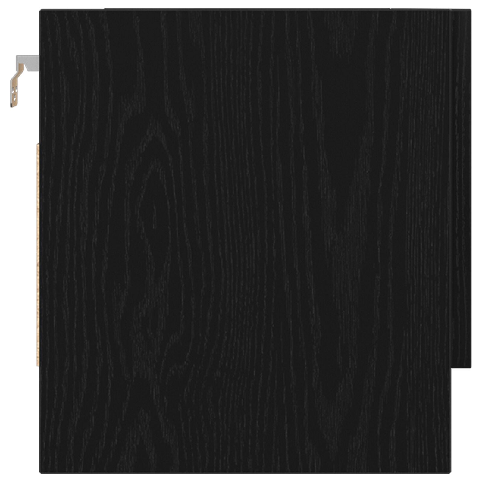 Armoire vidaXL Noir Chêne 70x32,5x35 cm en bois d'ingénierie Armoires vidaXL