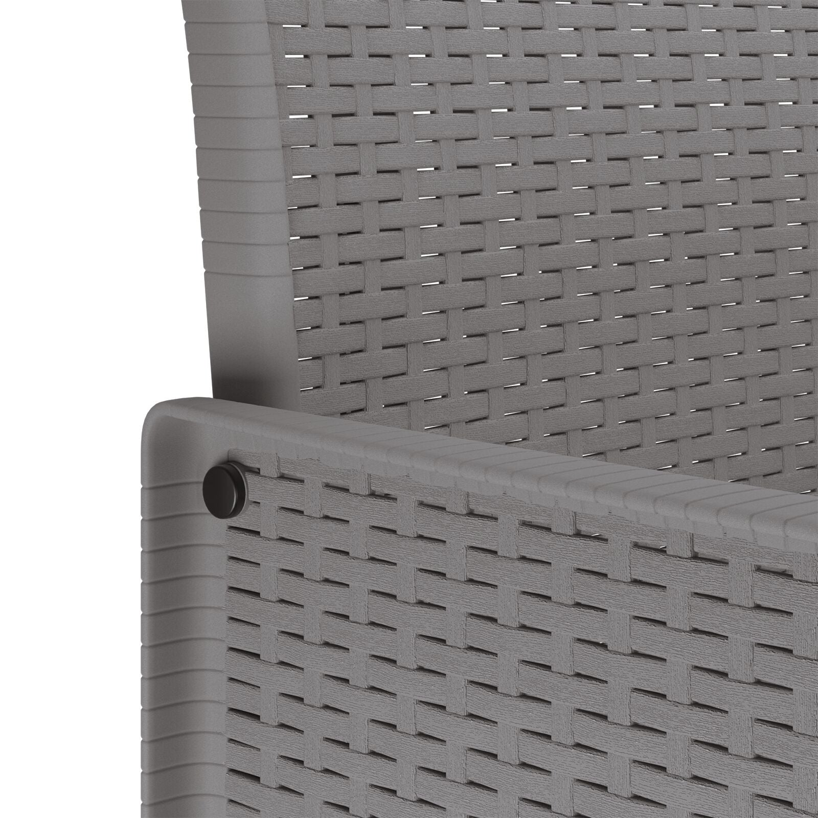 Chaise de jardin vidaXL Set de 2 Gris clair, Anthracite Polypropylène Chaises de jardin vidaXL