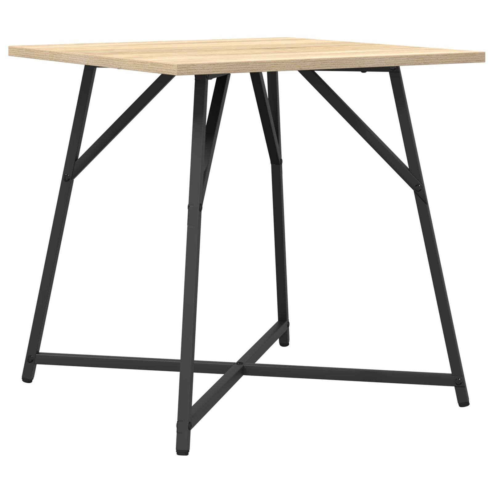 Table d'appoint vidaXL 2 pcs en bois d'ingénierie chêne Sonoma et métal Tables d'appoint vidaXL
