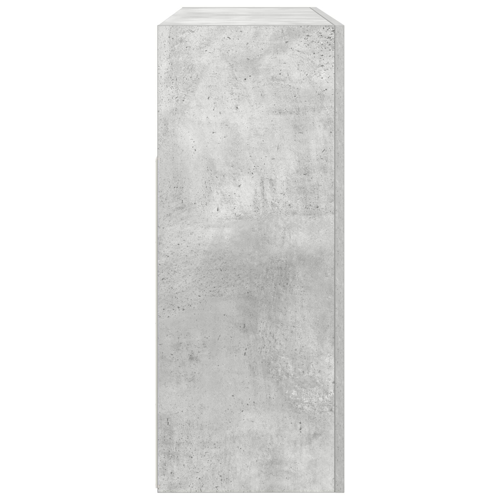 Buffet Gris Béton Bois Reconstitué 116 x 30 x 75 cm Rectangulaire Buffets & bahuts vidaXL