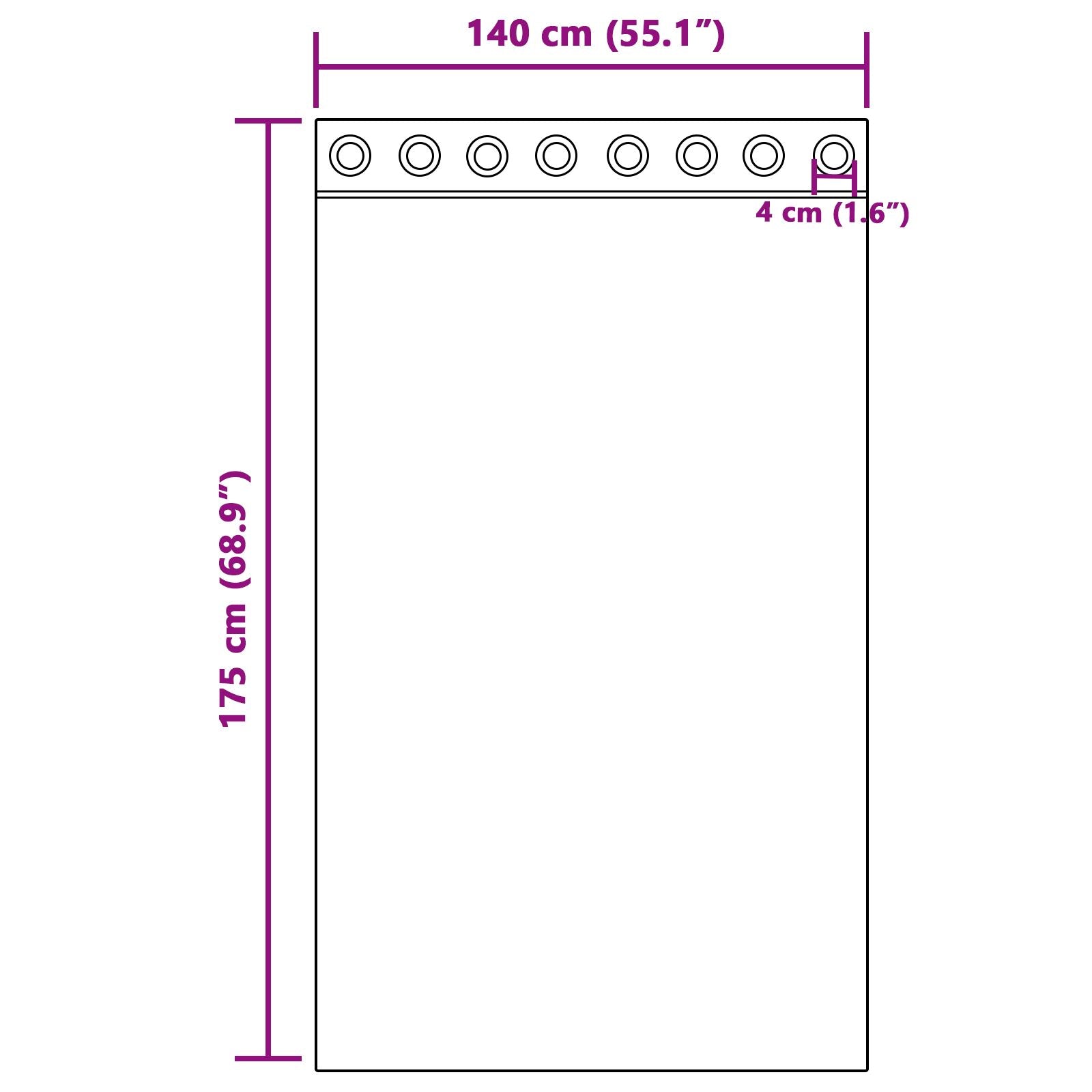 Rideaux occultants vidaXL avec œillets 2 pcs Velours gris clair super léger Rideaux vidaXL