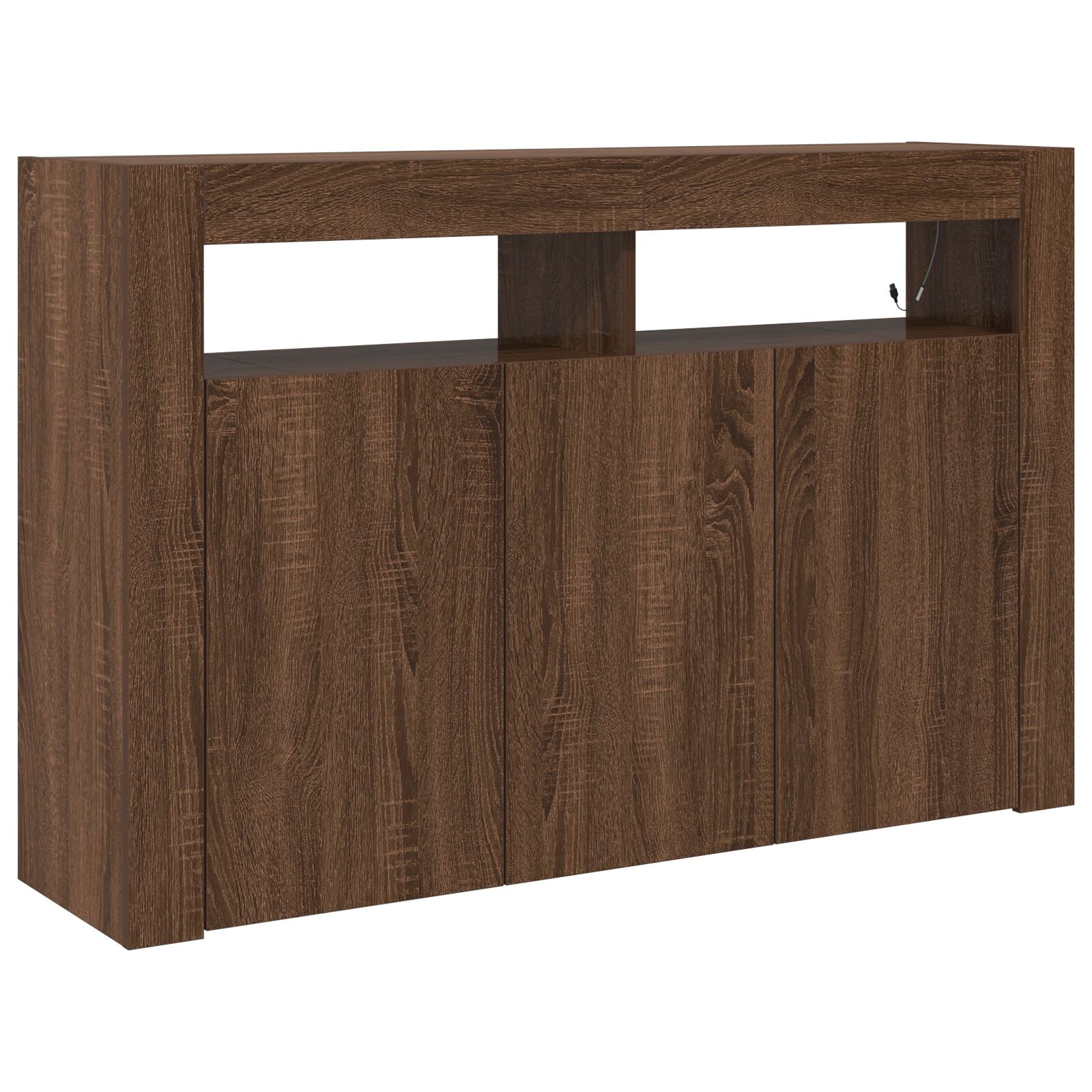 Buffet Chêne Brun Bois d'ingénierie 116 x 30 x 75 cm Buffet Buffets & bahuts vidaXL