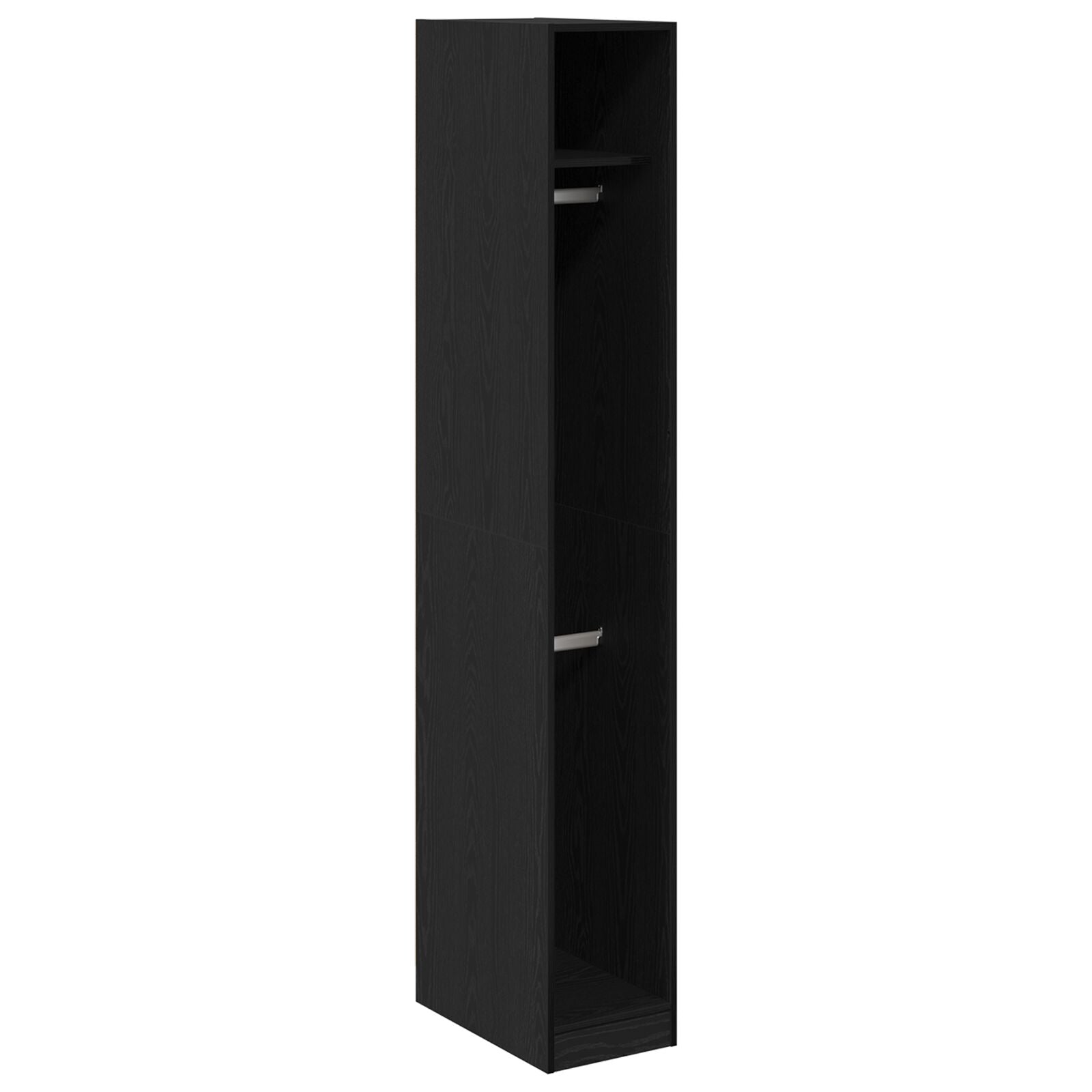 Garde-robe vidaXL en chêne noir 30x50x200 cm en bois composite Armoires vidaXL