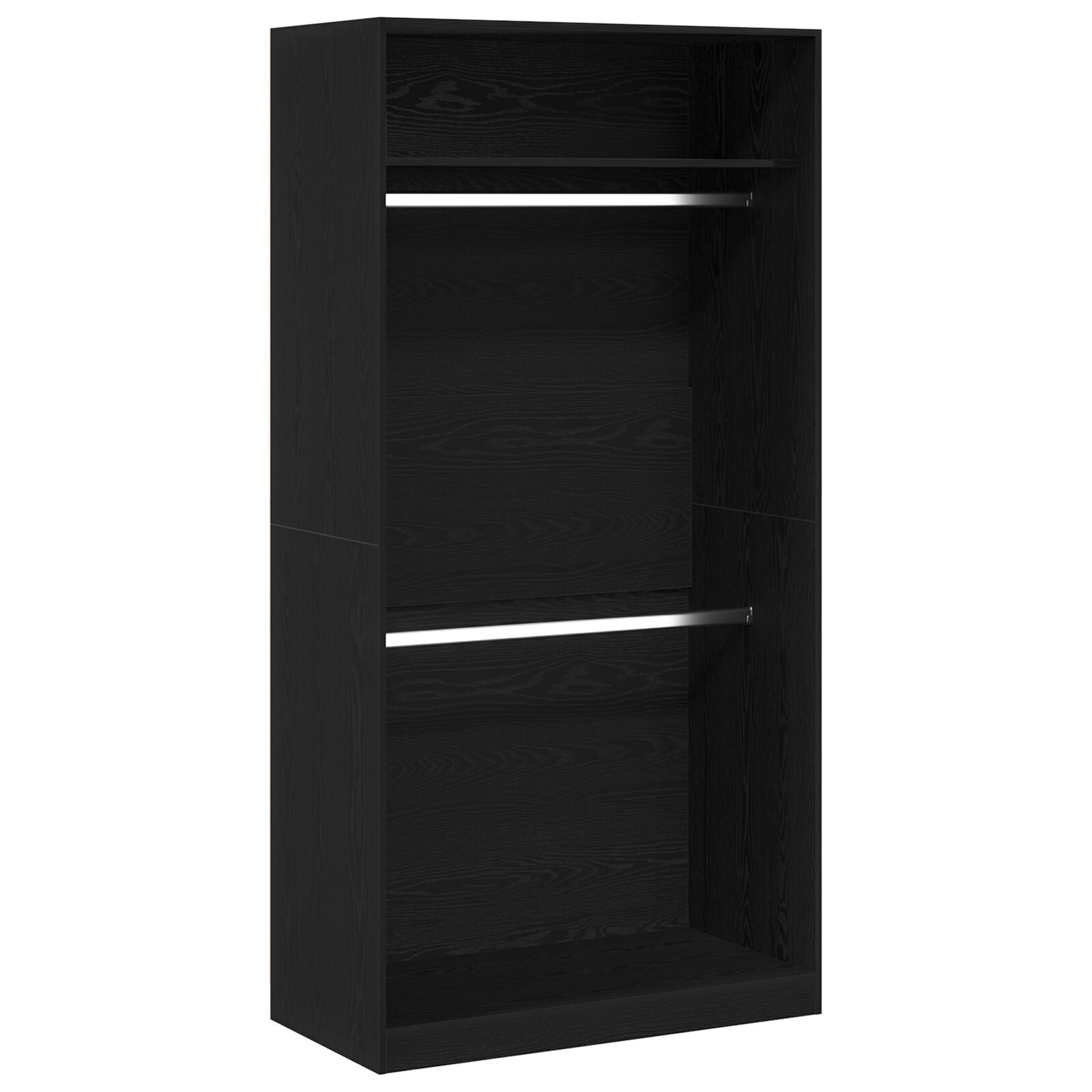 Armoire en Chêne Noir vidaXL - 100x50x200 cm Armoires vidaXL