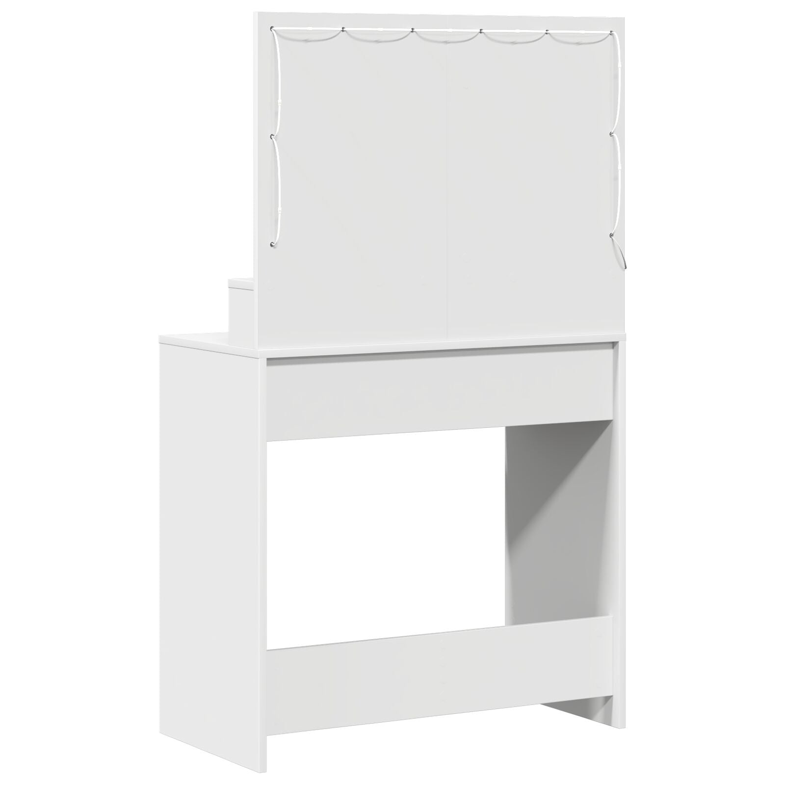 Coiffeuse vidaXL avec lumières LED, blanche, 79x41x135 cm Coiffeuses vidaXL