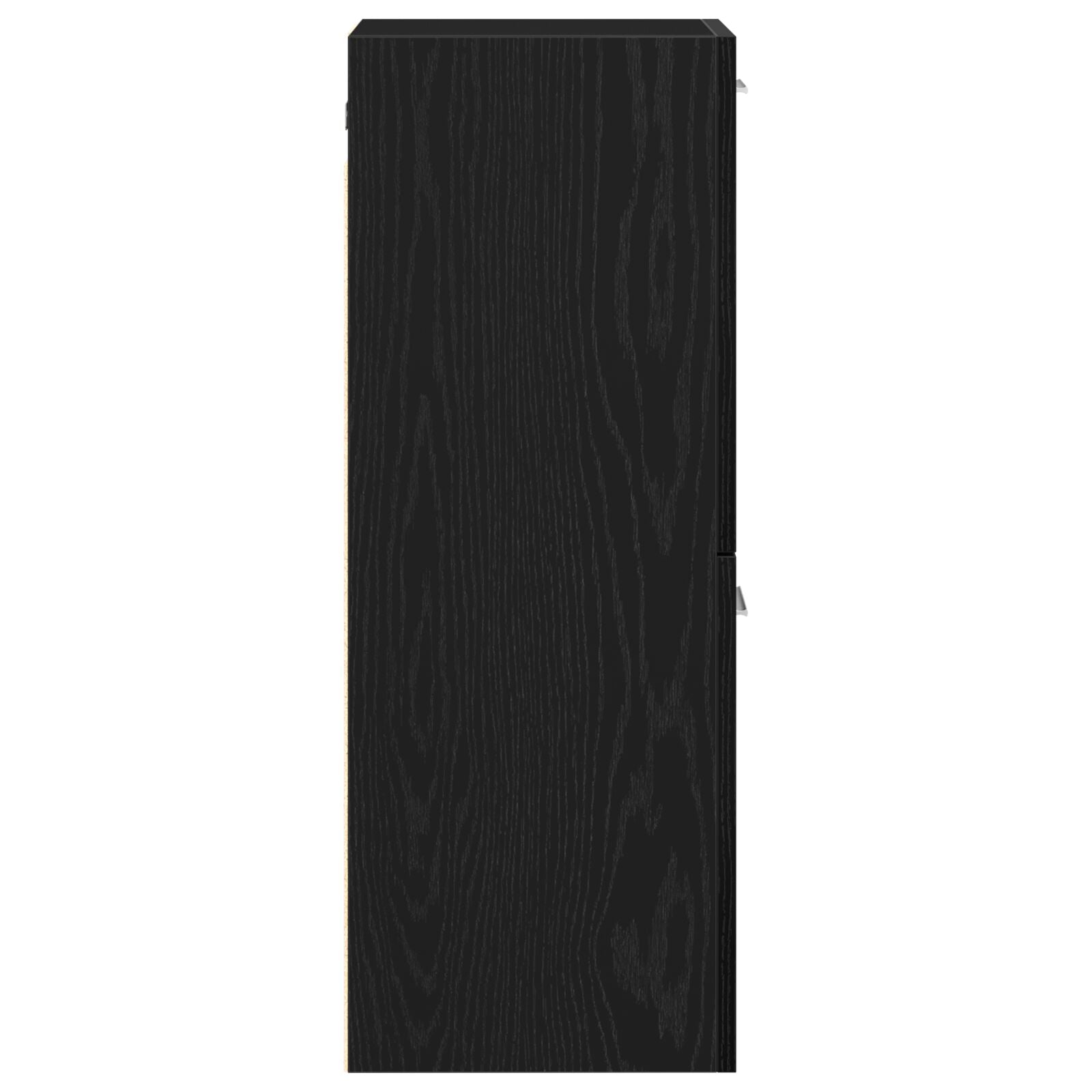 Armoire de Salle de Bain Murale vidaXL en Chêne Noir 30x30x80 cm en Bois Ensembles de mobilier pour salles de bains vidaXL