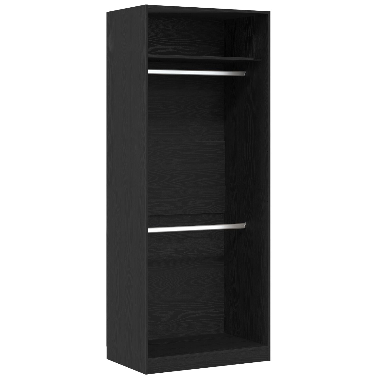 Armoire vidaXL Chêne noir Bois d'ingénierie 80 x 50 x 200 cm Armoire Armoires vidaXL