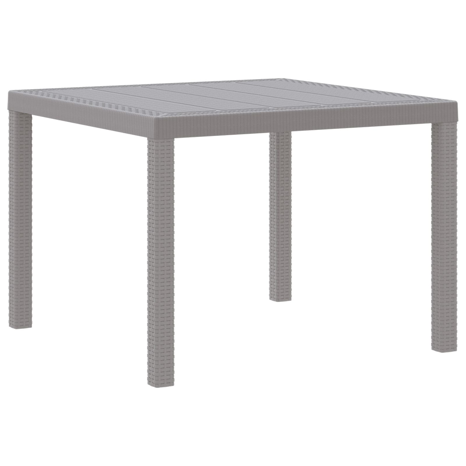 Table extérieure vidaXL Gris clair Plastique Standard Durable Tables de jardin vidaXL