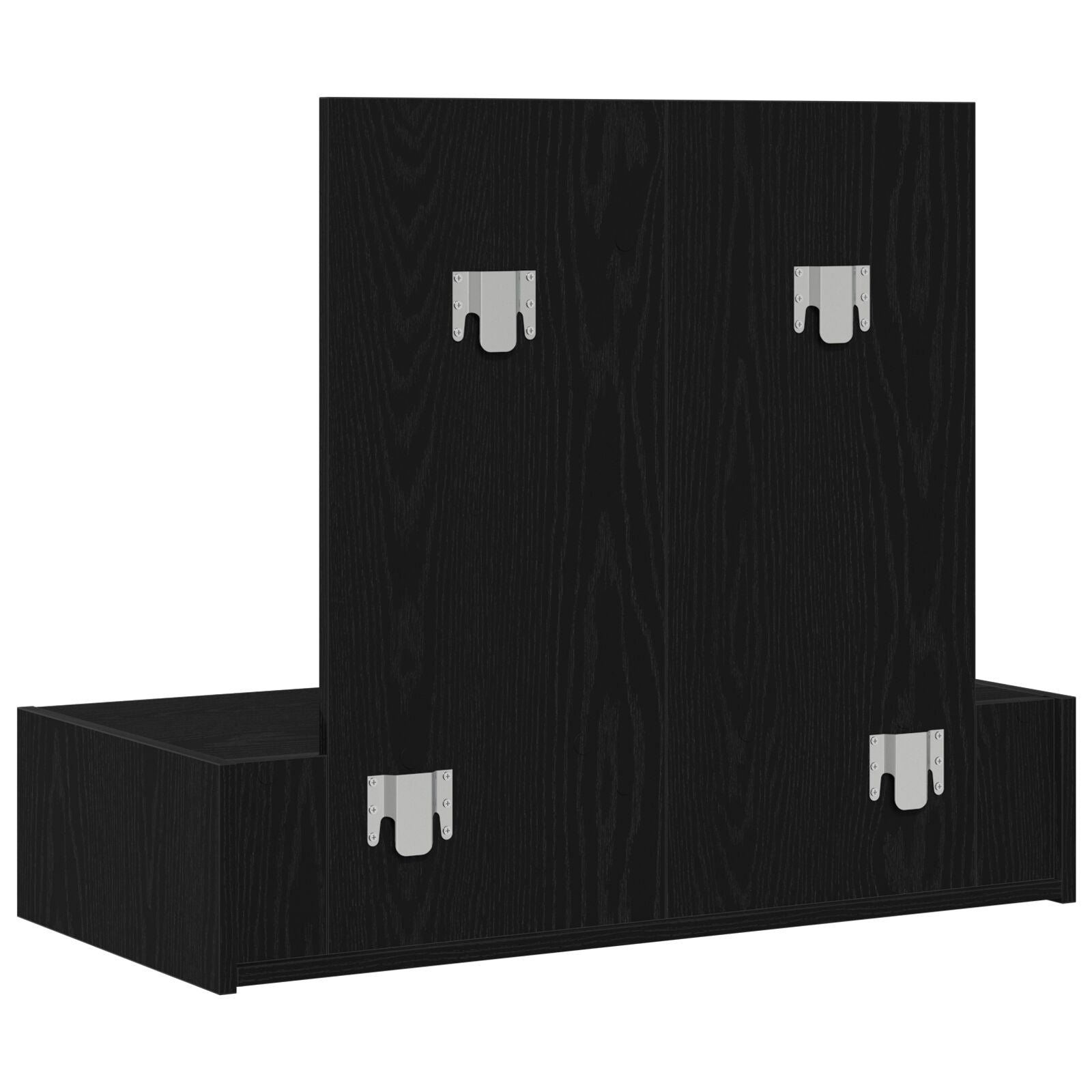 Table de maquillage murale vidaXL Chêne noir 83x40x70 cm Coiffeuses vidaXL