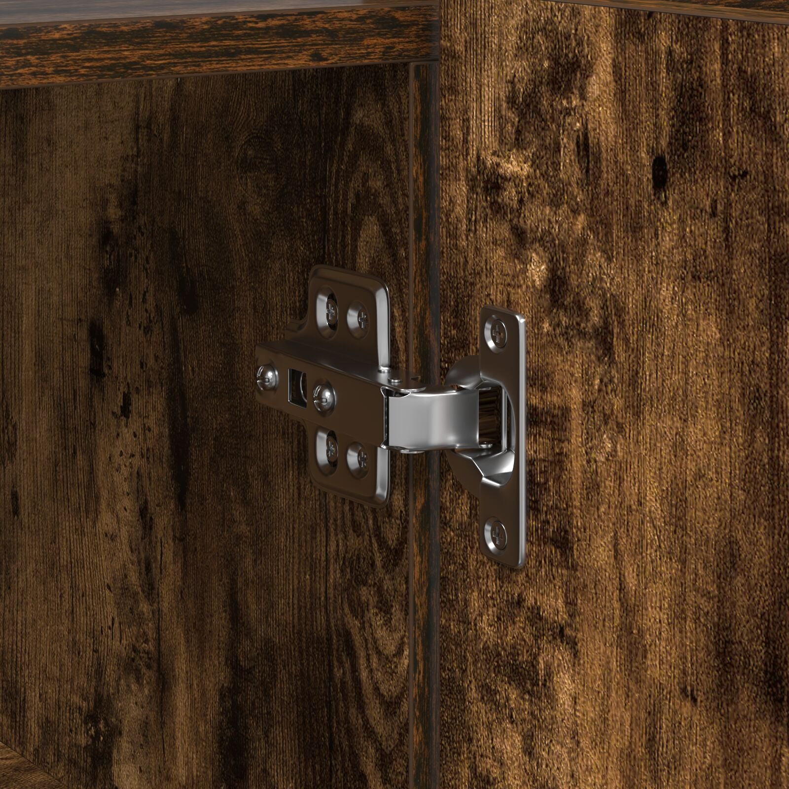 Buffet Chêne Fumé Bois d'Ingénierie 116 x 30 x 75 cm Buffets & bahuts vidaXL