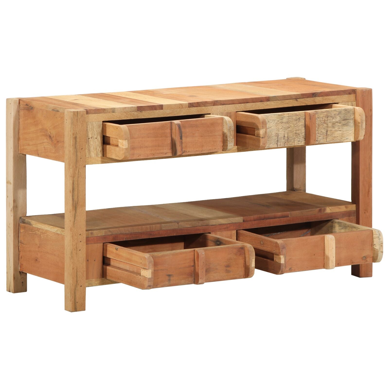 Meuble TV vidaXL 83x33x46 cm en bois massif récupéré Fixations & meubles de rangement multimédia vidaXL